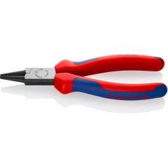 Knipex 22 02 160. Ro with nose pliers, black atramentized, 160 mm