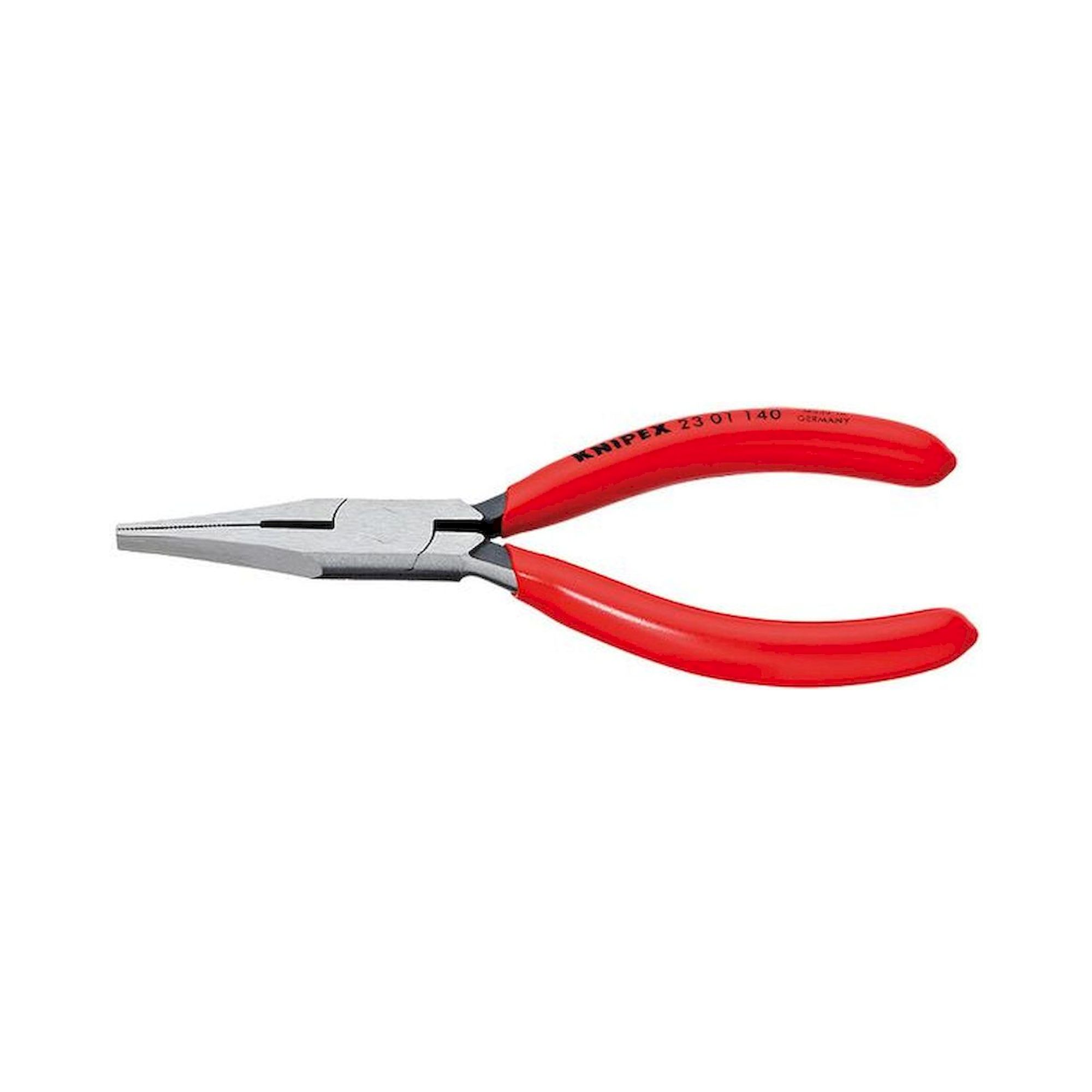 Knipex 23 01 140. Flachzange mit Schneide (Feinmechanikerzange), Griff 140 mm