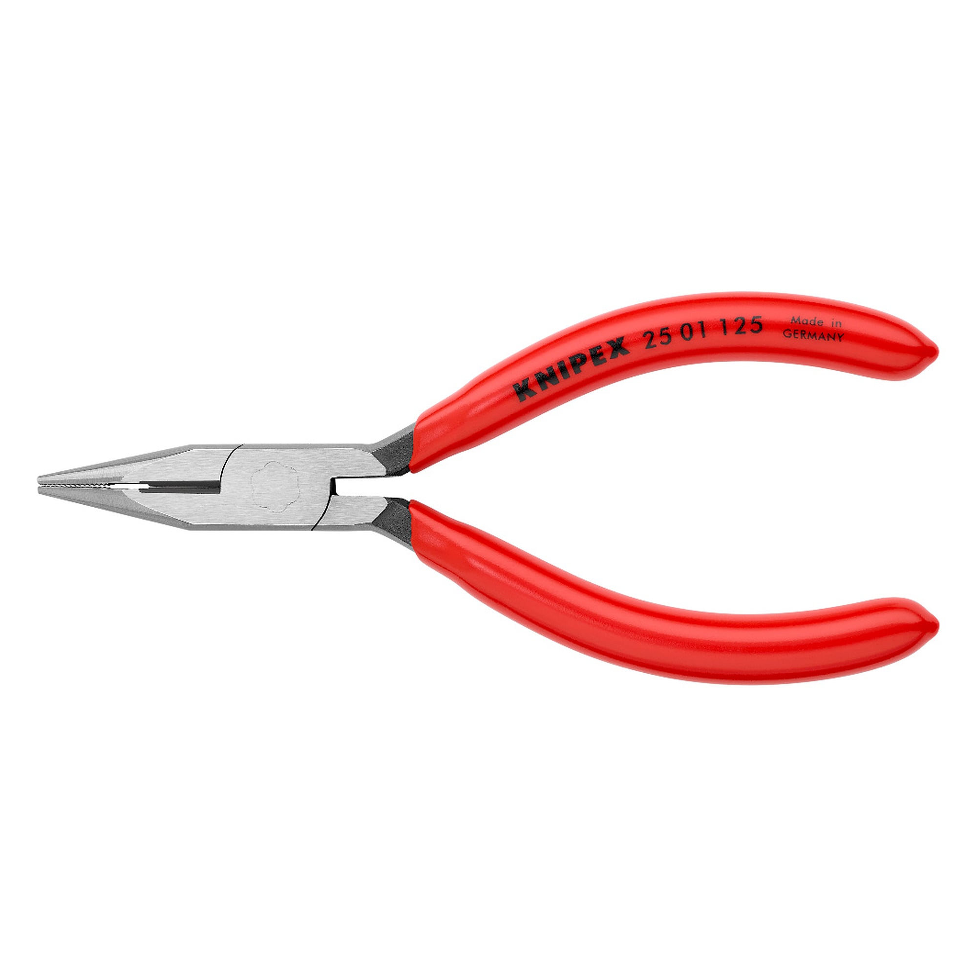 Snipe nose side cutting pliers (radio pliers), long tapered jaws, 125 mm