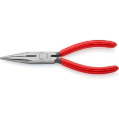 Knipex 25 01 160. Needle nose pliers with cutting edge (radio pliers), black atramentized, 160 mm