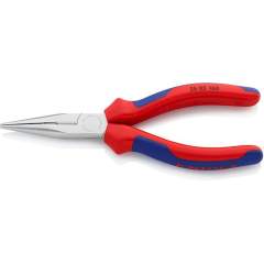 Knipex 25 05 160. Needle nose pliers with cutting edge (radio pliers), chrome-plated, 160 mm