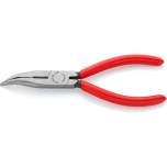 Knipex 25 21 160. Needle nose pliers with cutting edge (radio pliers), black atramentized, 160 mm