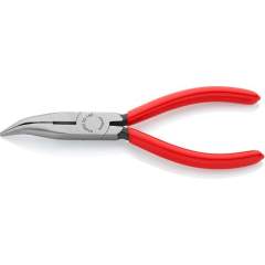 Knipex 25 21 160. Needle nose pliers with cutting edge (radio pliers), black atramentized, 160 mm