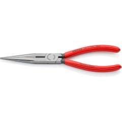 Knipex 26 11 200. Needle nose pliers with cutting edge (cranesbill pliers), black atramentized, 200 mm