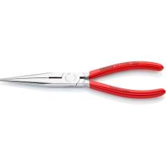 Knipex 26 13 200. Needle nose pliers with cutting edge (cranesbill pliers), chrome-plated, 200 mm