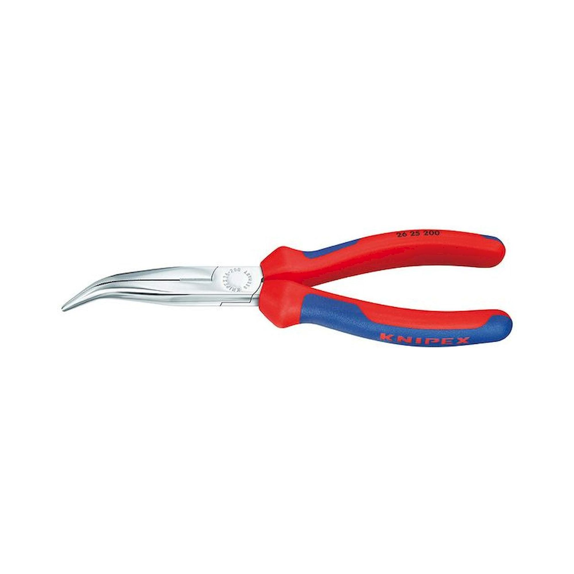 Knipex 26 25 200. Needle nose pliers with cutting edge (cranesbill pliers), chrome-plated, 200 mm