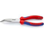 Knipex 26 25 200 T. Needle nose pliers with cutting edge (cranesbill pliers), chrome-plated, fastening eyelet, 200 mm