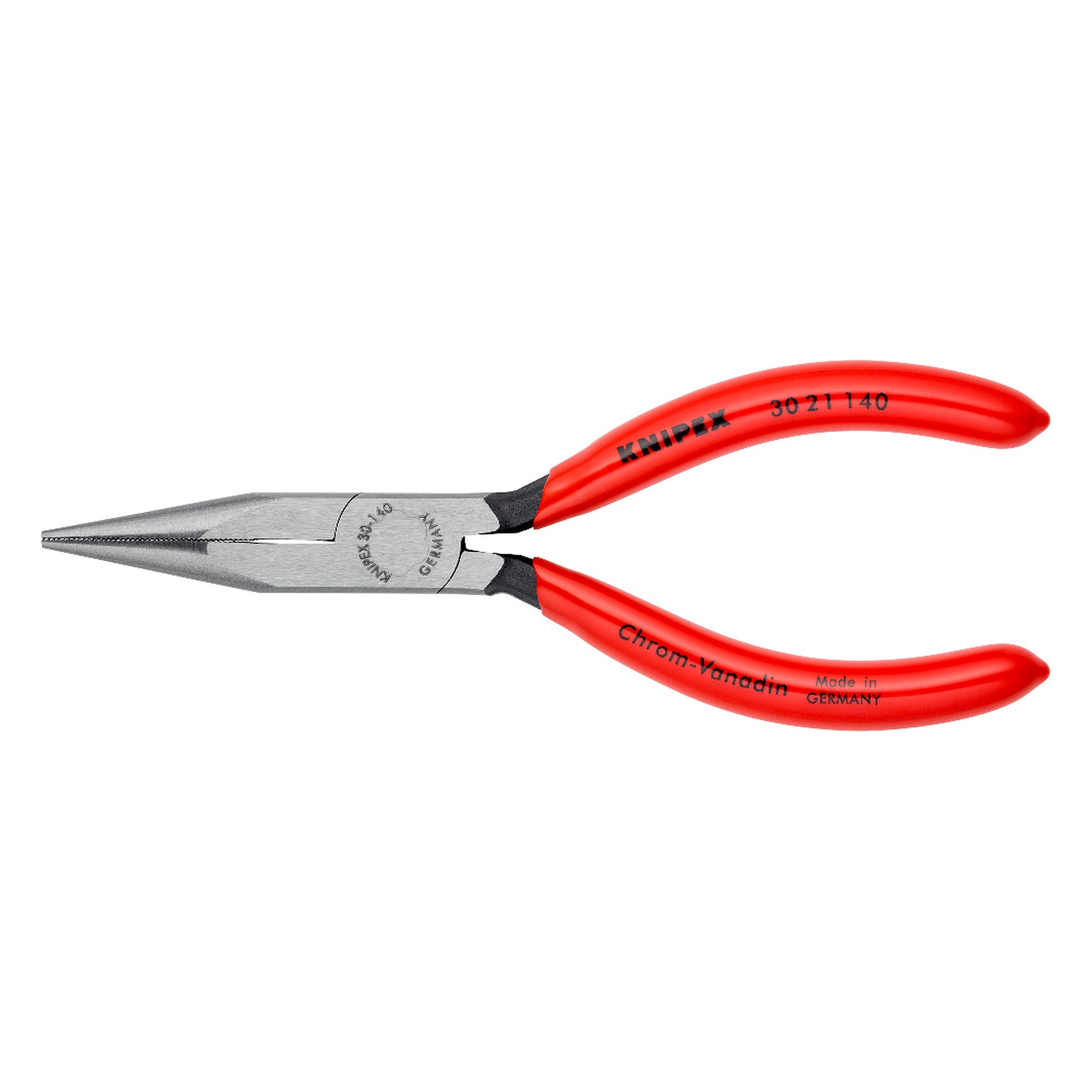 Langbeckzange schwarz atramentiert, Spitze 2,0 mm dick, Backen 42,0 mm, Länge 140 mm