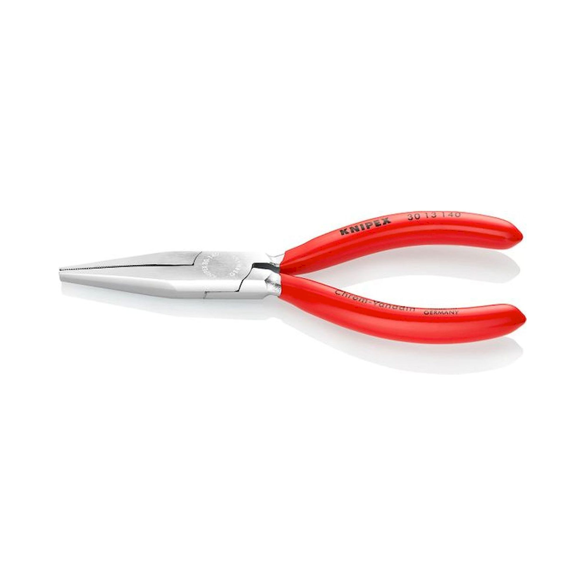 Knipex 30 13 140. Long nose pliers, chrome-plated, 140 mm