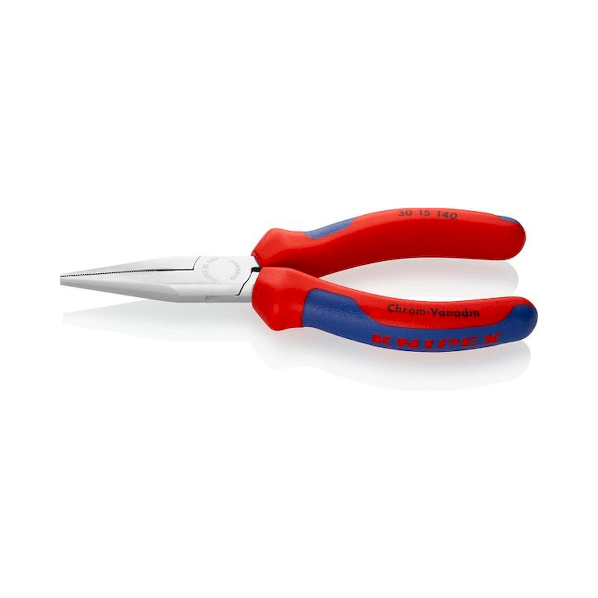 Knipex 30 15 140. Long nose pliers, chrome-plated, 140 mm