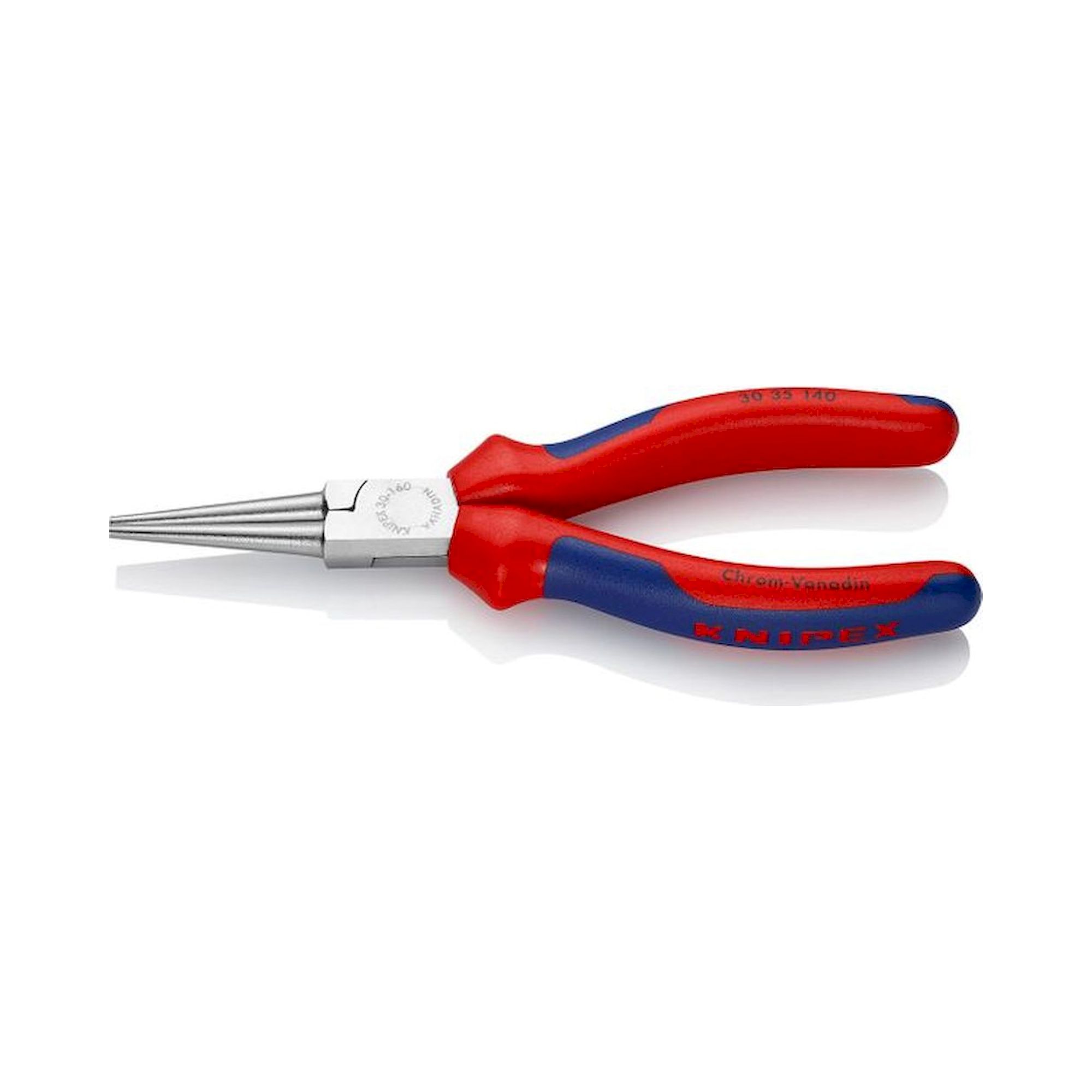 Knipex 30 35 140. Long nose pliers, chrome-plated, 140 mm