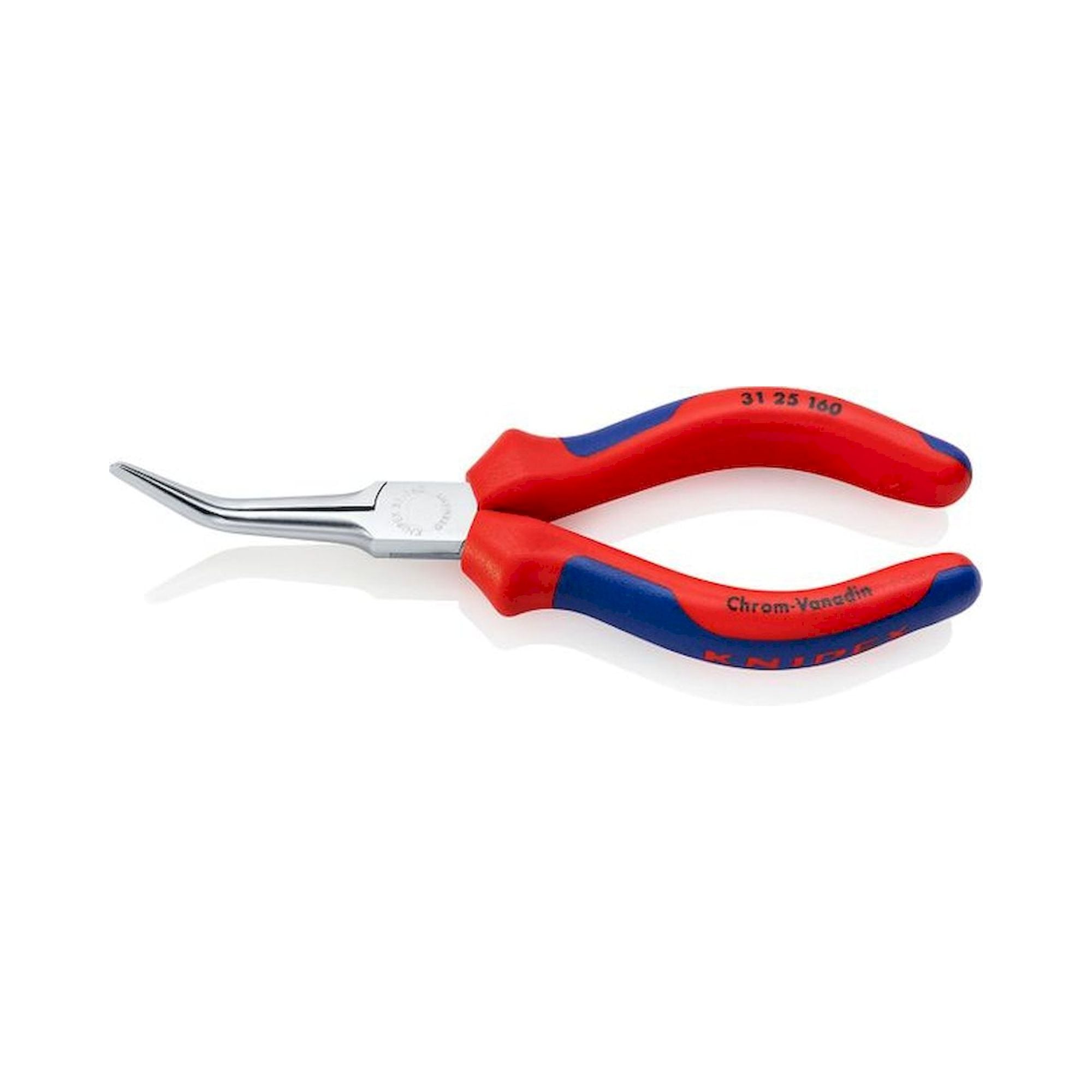 Knipex 31 25 160. Greifzange (Nadelzange), verchromt, 160 mm