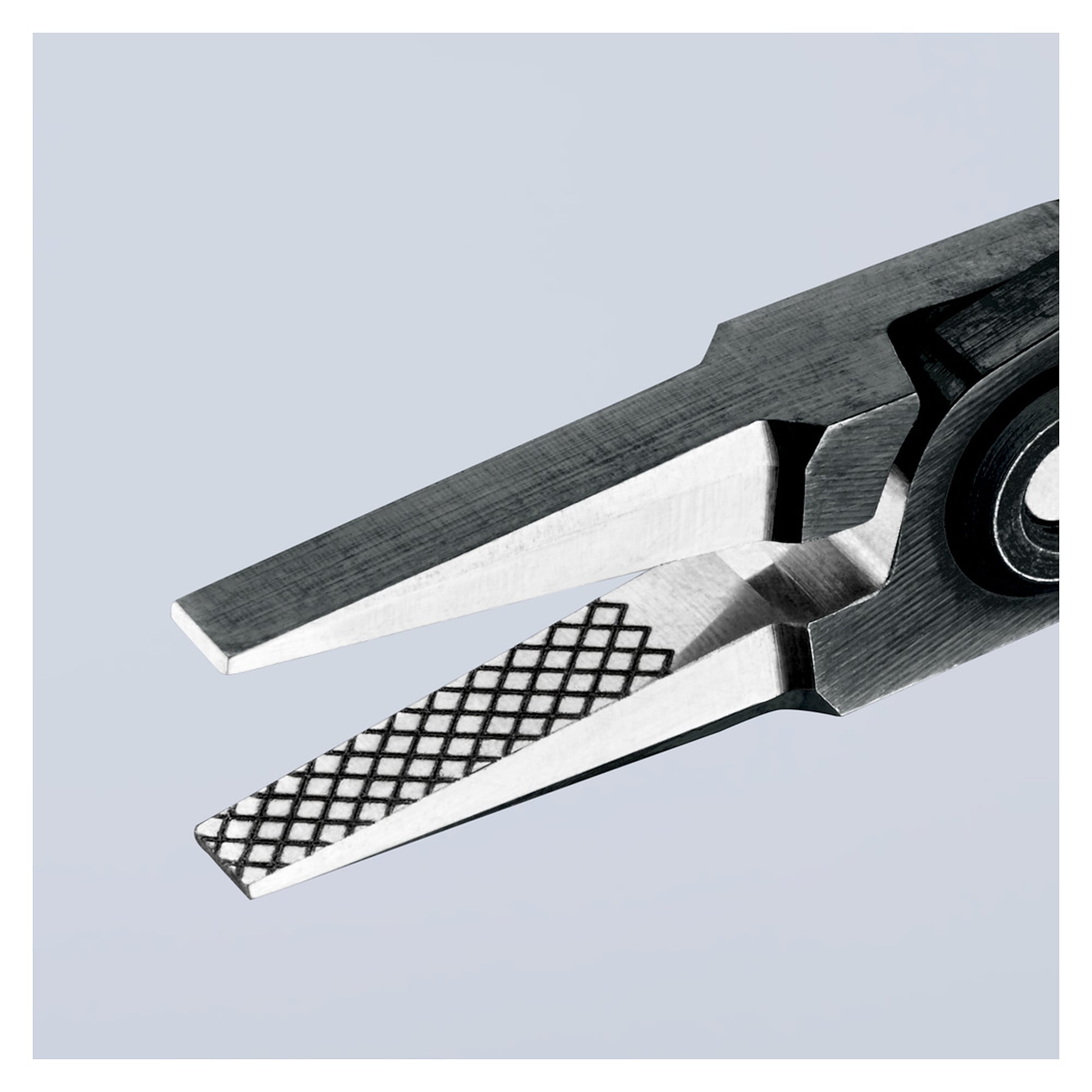 Precision electronics gripping pliers, bolted joint, 1.4 mm tip, 130 mm