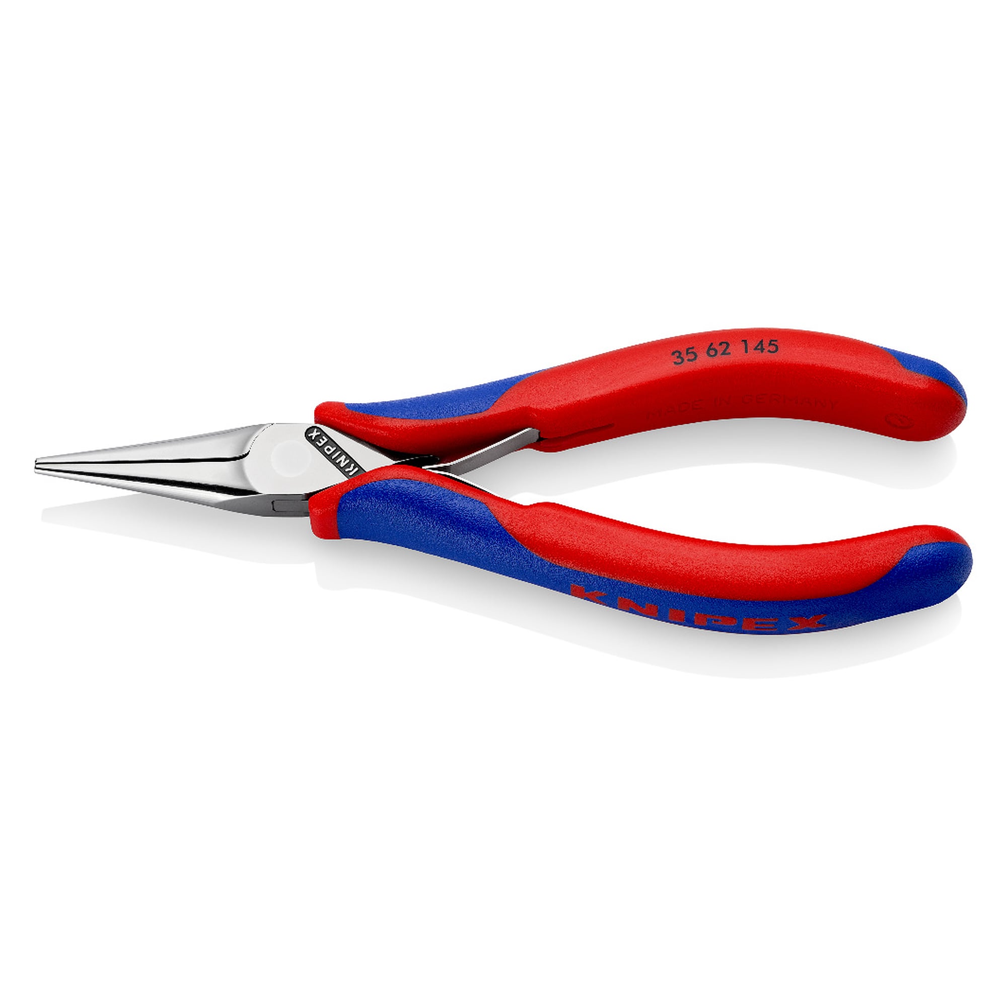 Pince de préhension pour l'électronique à charnière entrepassée, becs de 34,1 mm, 145 mm