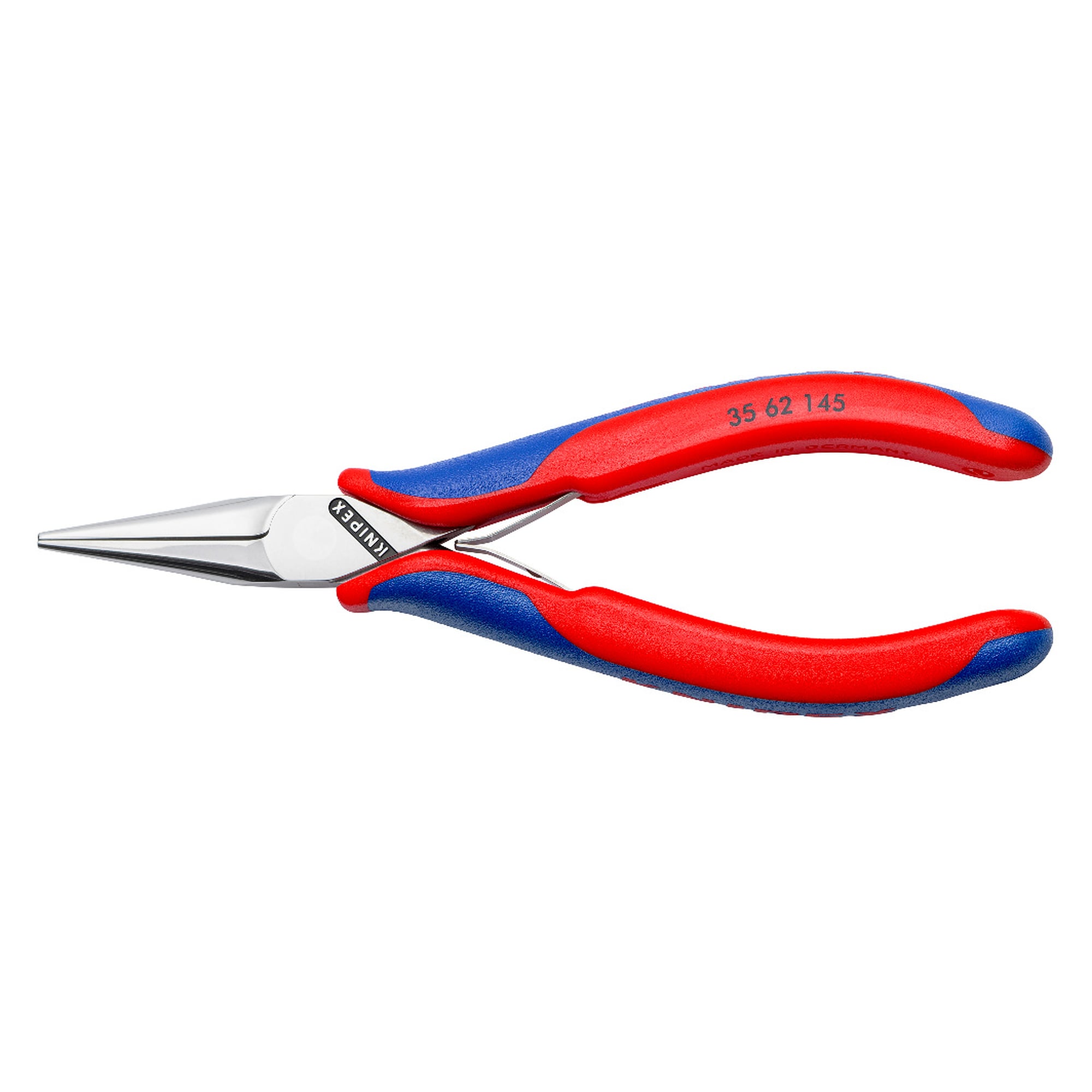 Pince de préhension pour l'électronique à charnière entrepassée, becs de 34,1 mm, 145 mm