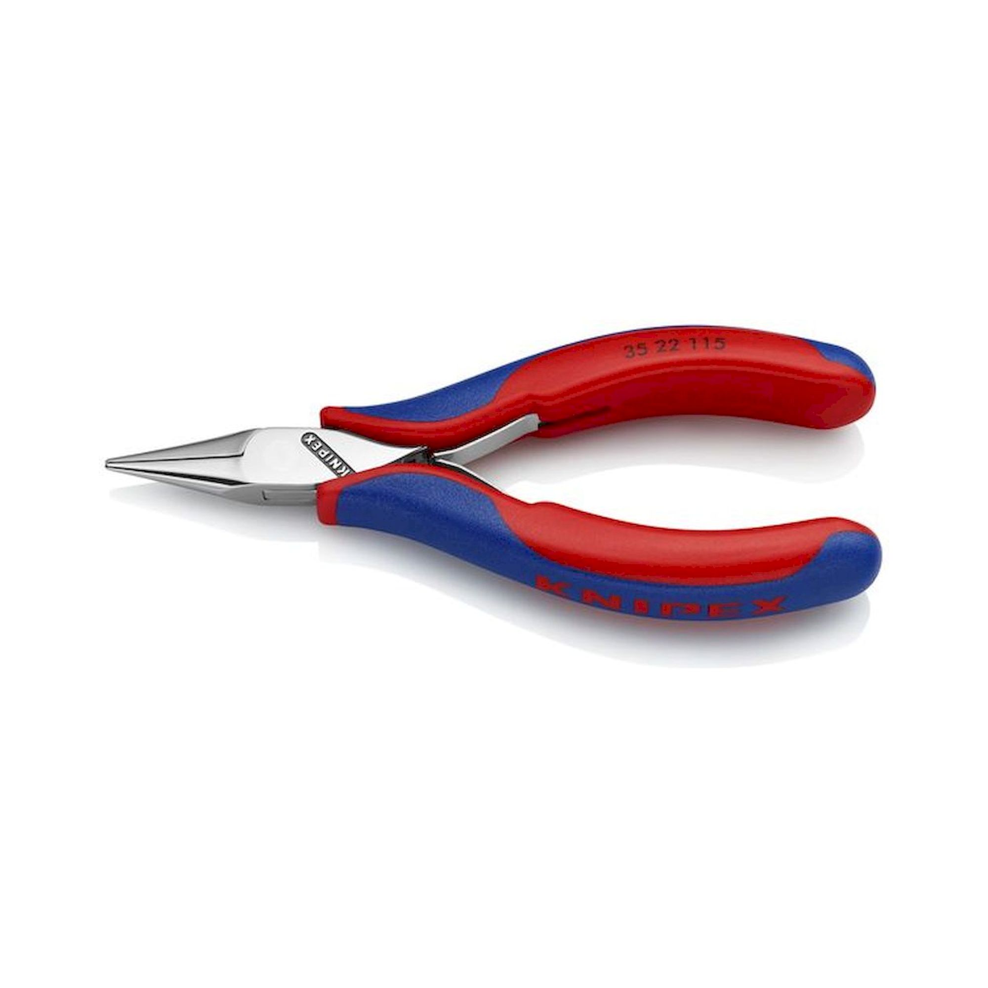 Knipex 35 22 115. Elektronik-Greifzange, flachrund, 115 mm