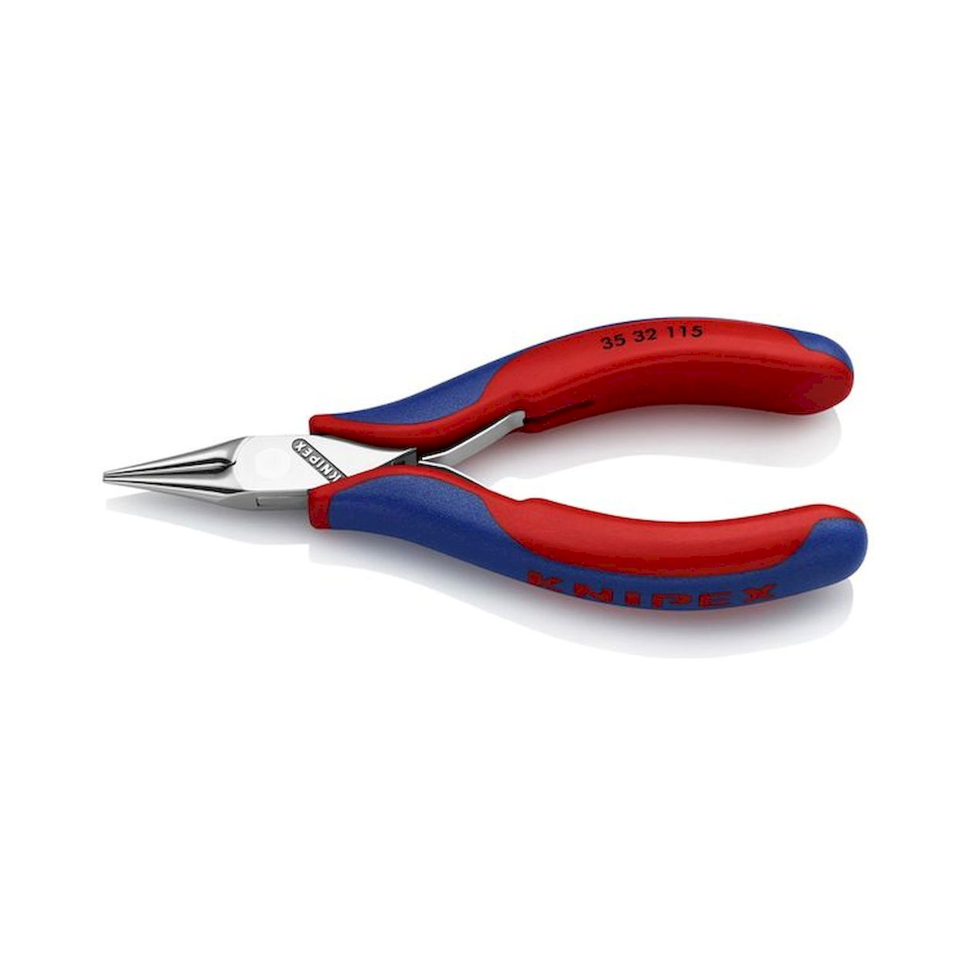 Knipex 35 32 115. Elektronik-Greifzange, runde spitze Backen, 115 mm