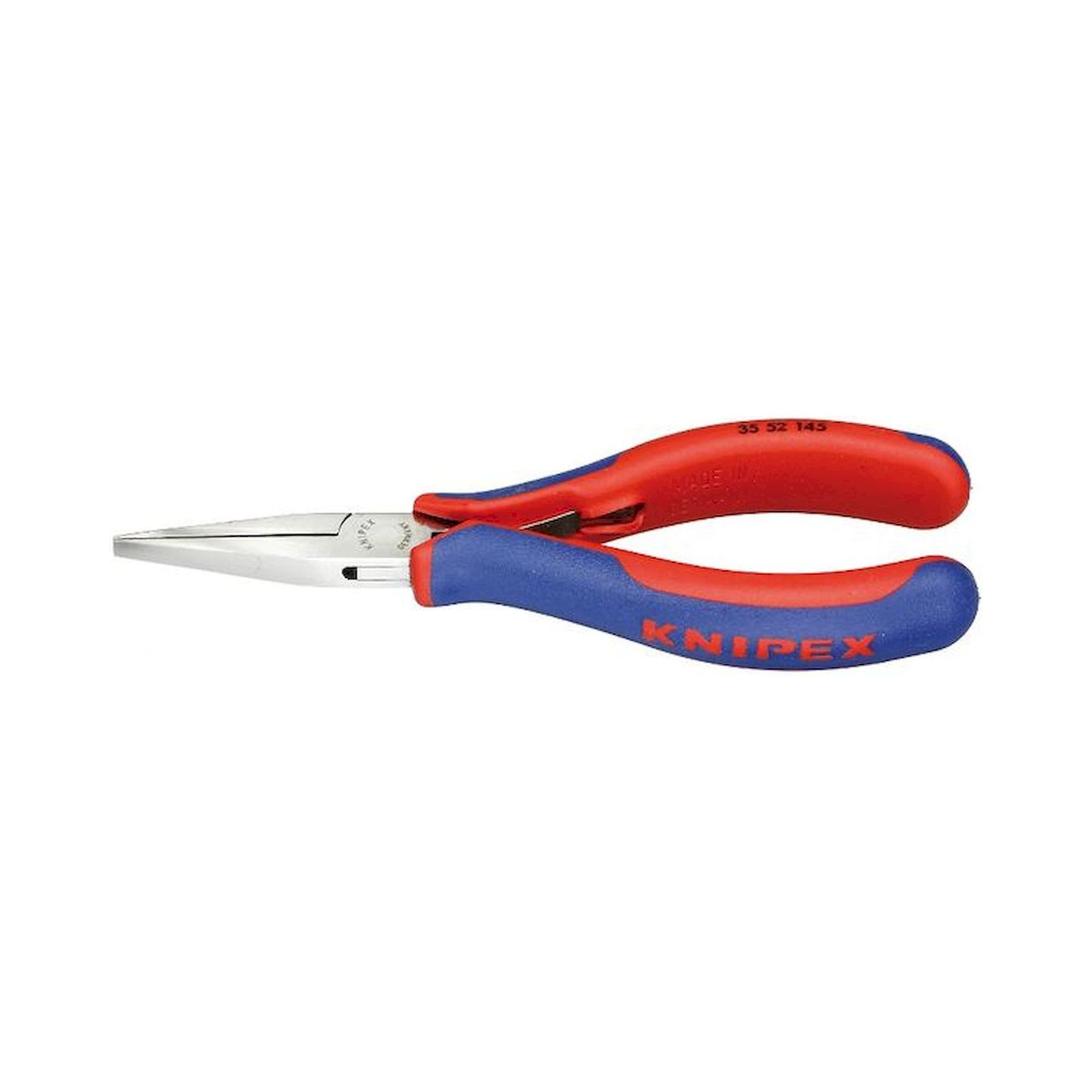 Knipex 35 52 145. Electronics gripping pliers, flat ro with jaws, 145 mm