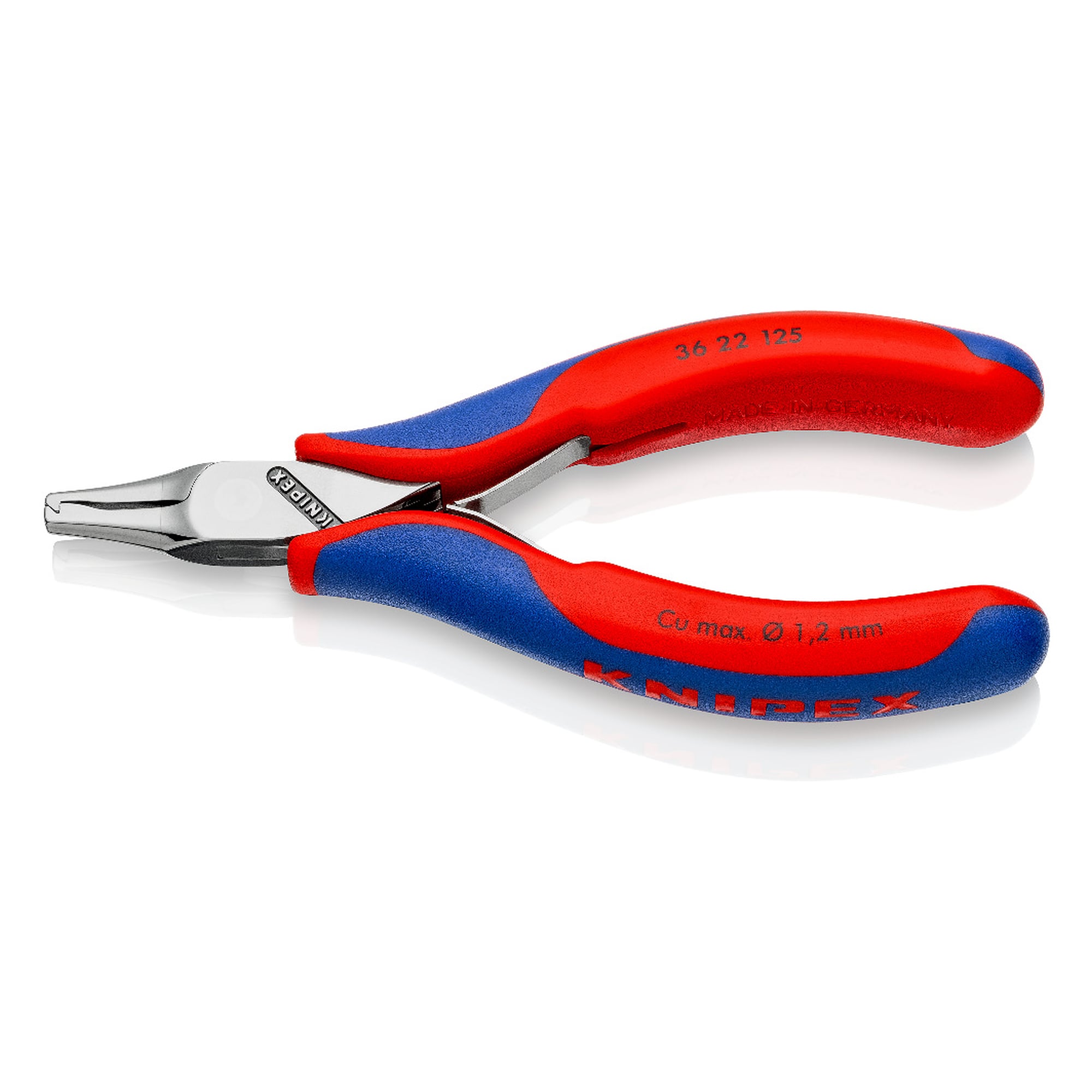 Electronics mounting pliers for bending and shortening to 1.6 mm, 125 mm