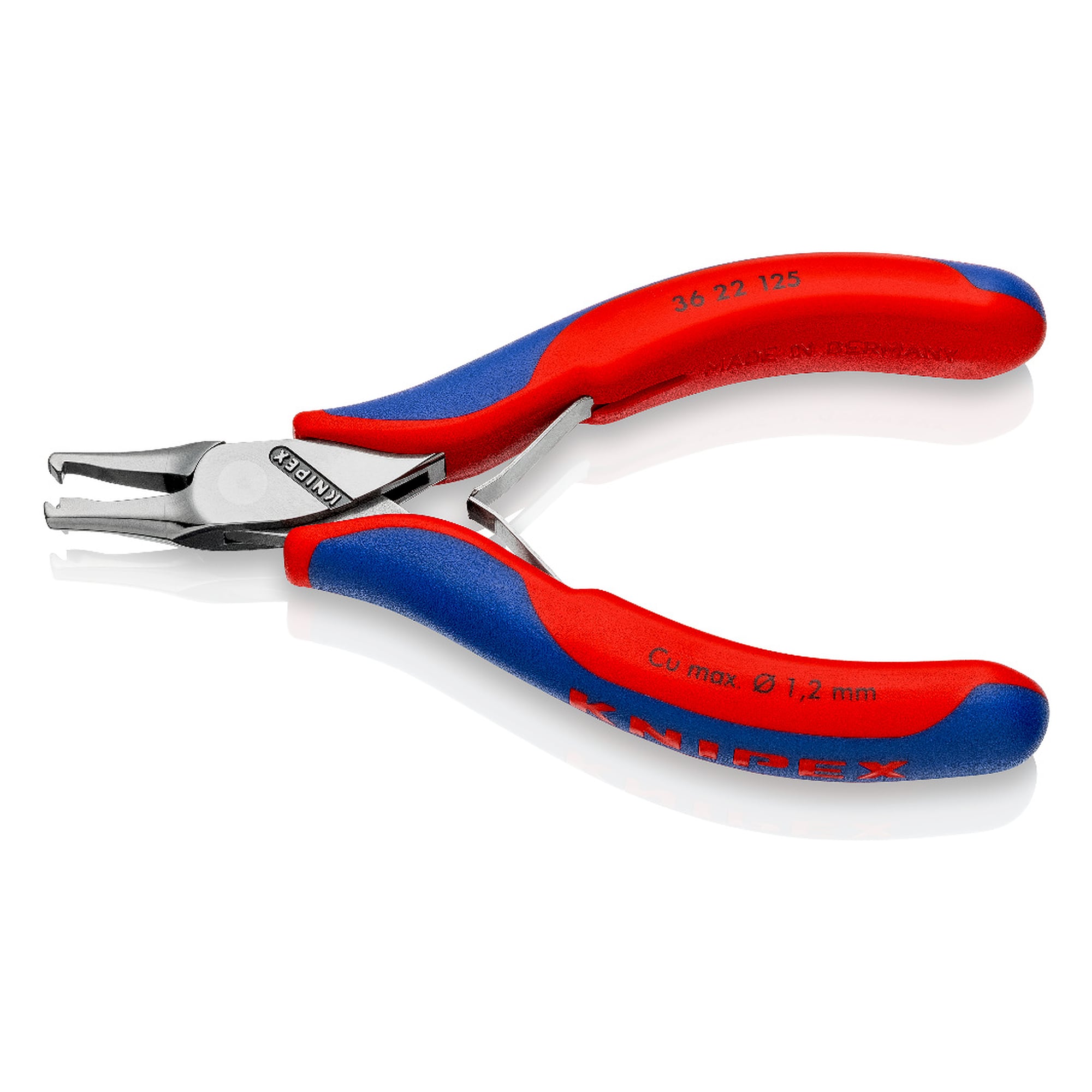 Electronics mounting pliers for bending and shortening to 1.6 mm, 125 mm