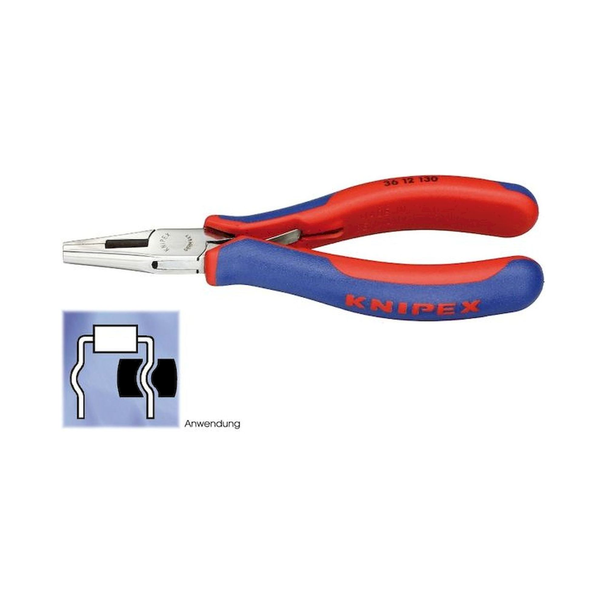 Knipex 36 12 130. Pince d’équipement électronique