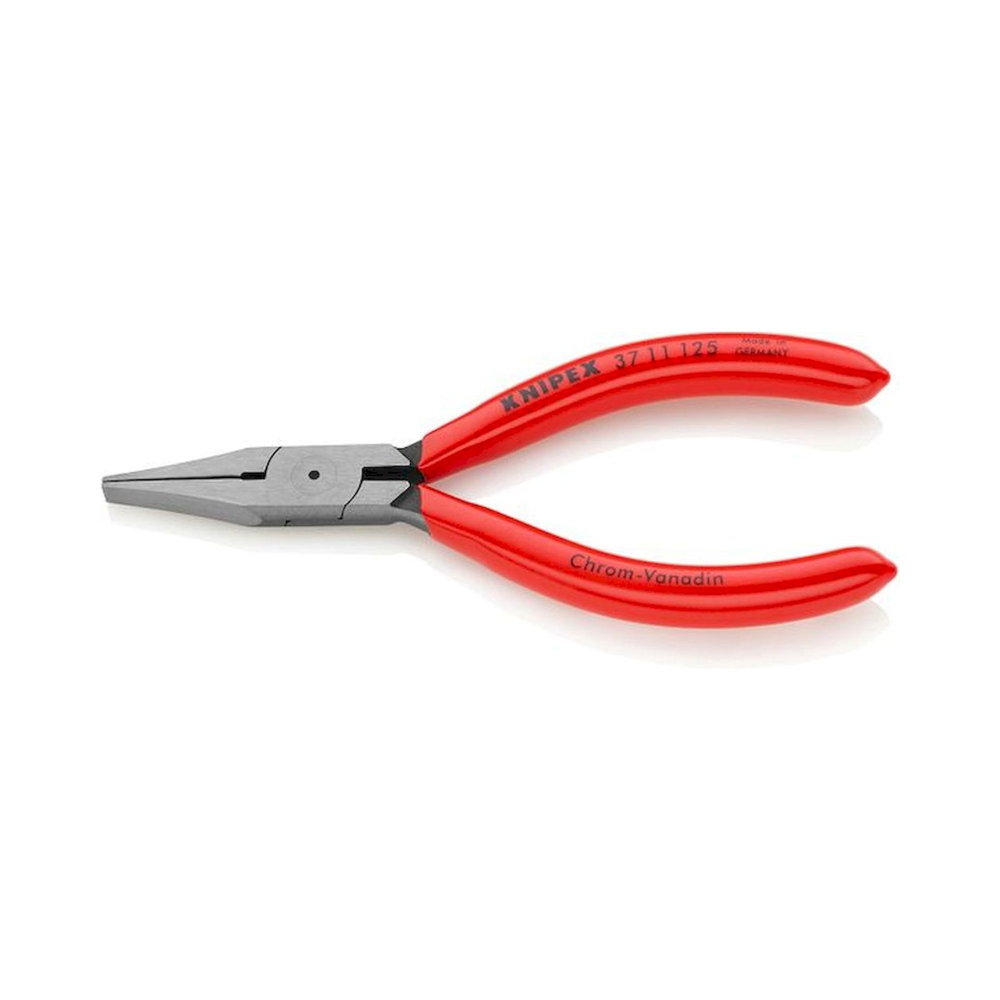 Knipex 37 11 125. Gripping pliers for precision mechanics, black atramentized, 125 mm