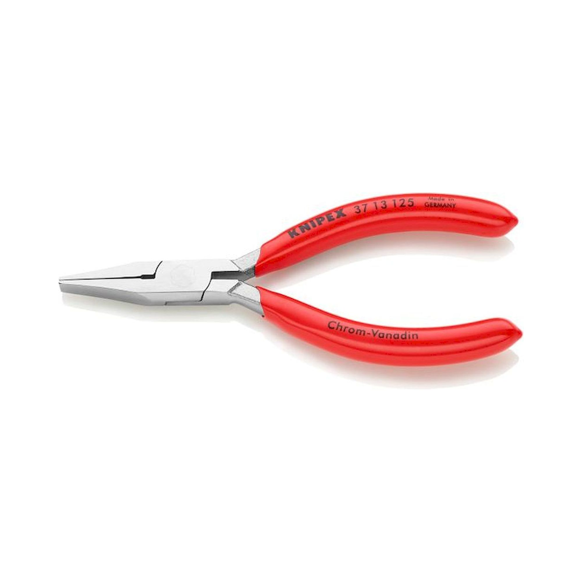 Knipex 37 13 125. Gripping pliers for precision mechanics, chrome-plated, 125 mm