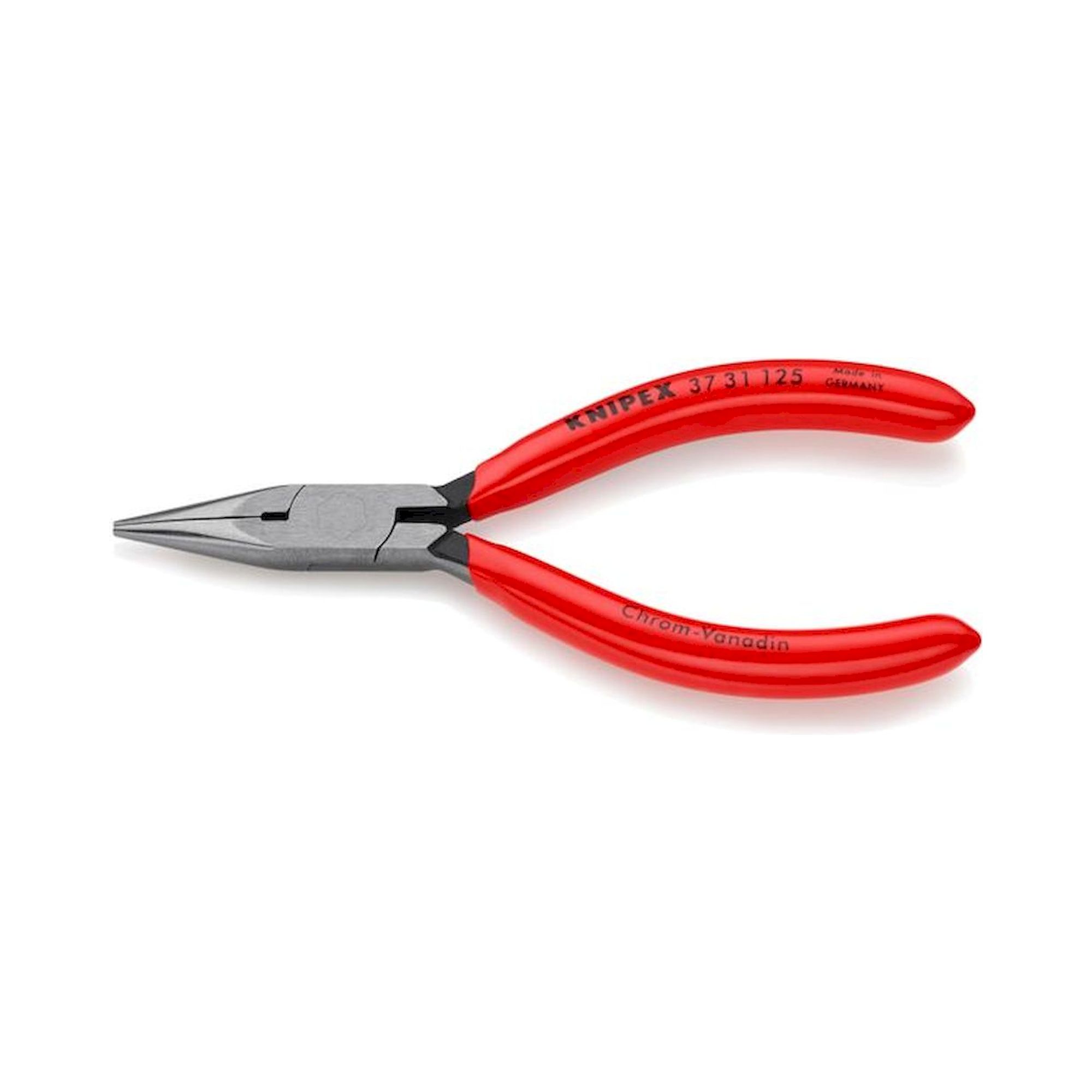 Knipex 37 31 125. Gripping pliers, for precision mechanics, black atramentized, 125 mm
