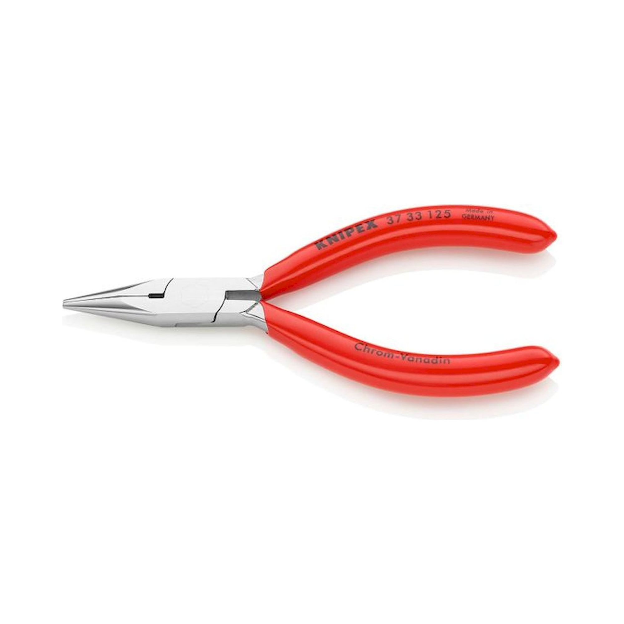 Knipex 37 33 125. Gripping pliers for precision mechanics, chrome-plated, 125 mm