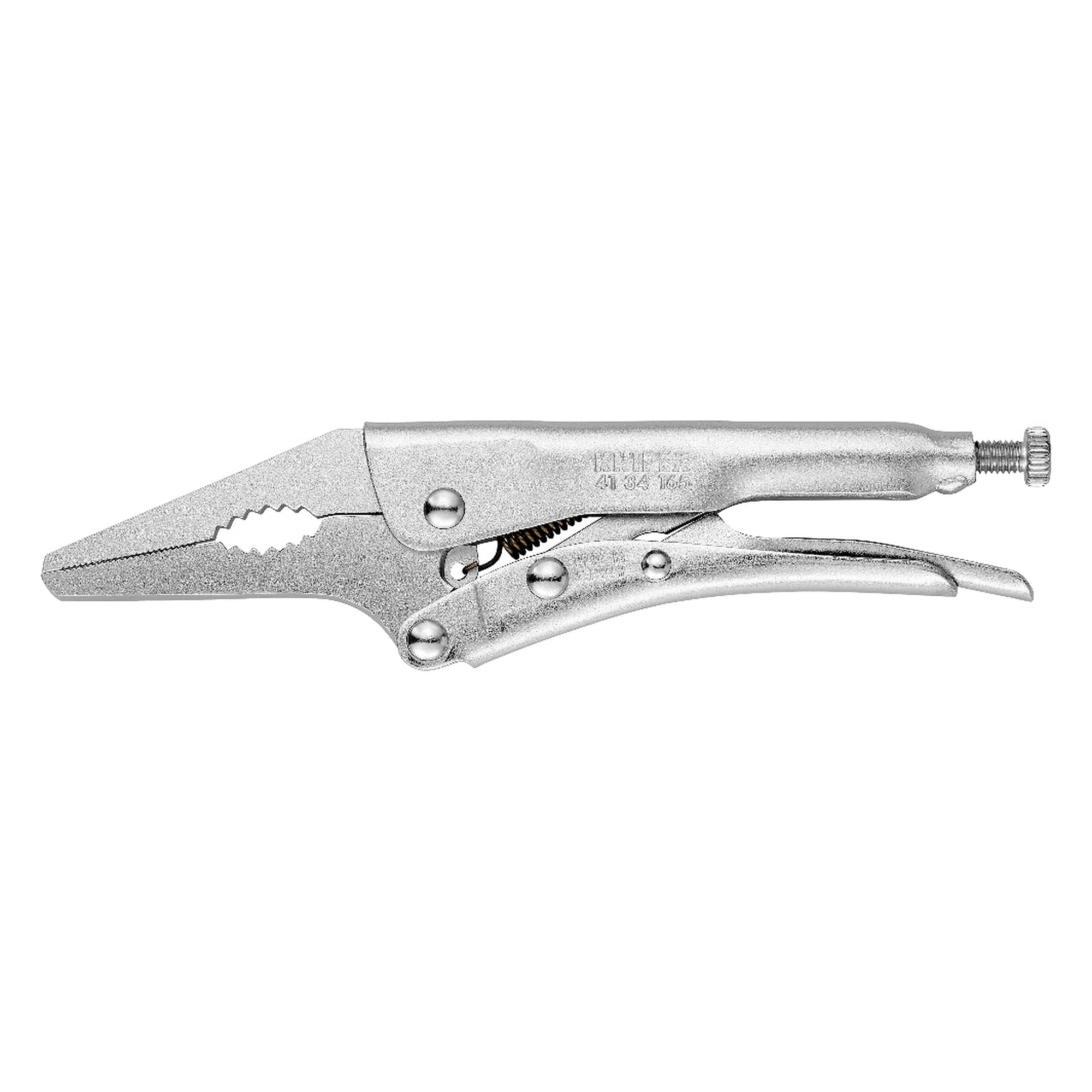Gripzange verzinkt, Spannweite rund 20 mm, Sechskant 24 mm, 165 mm