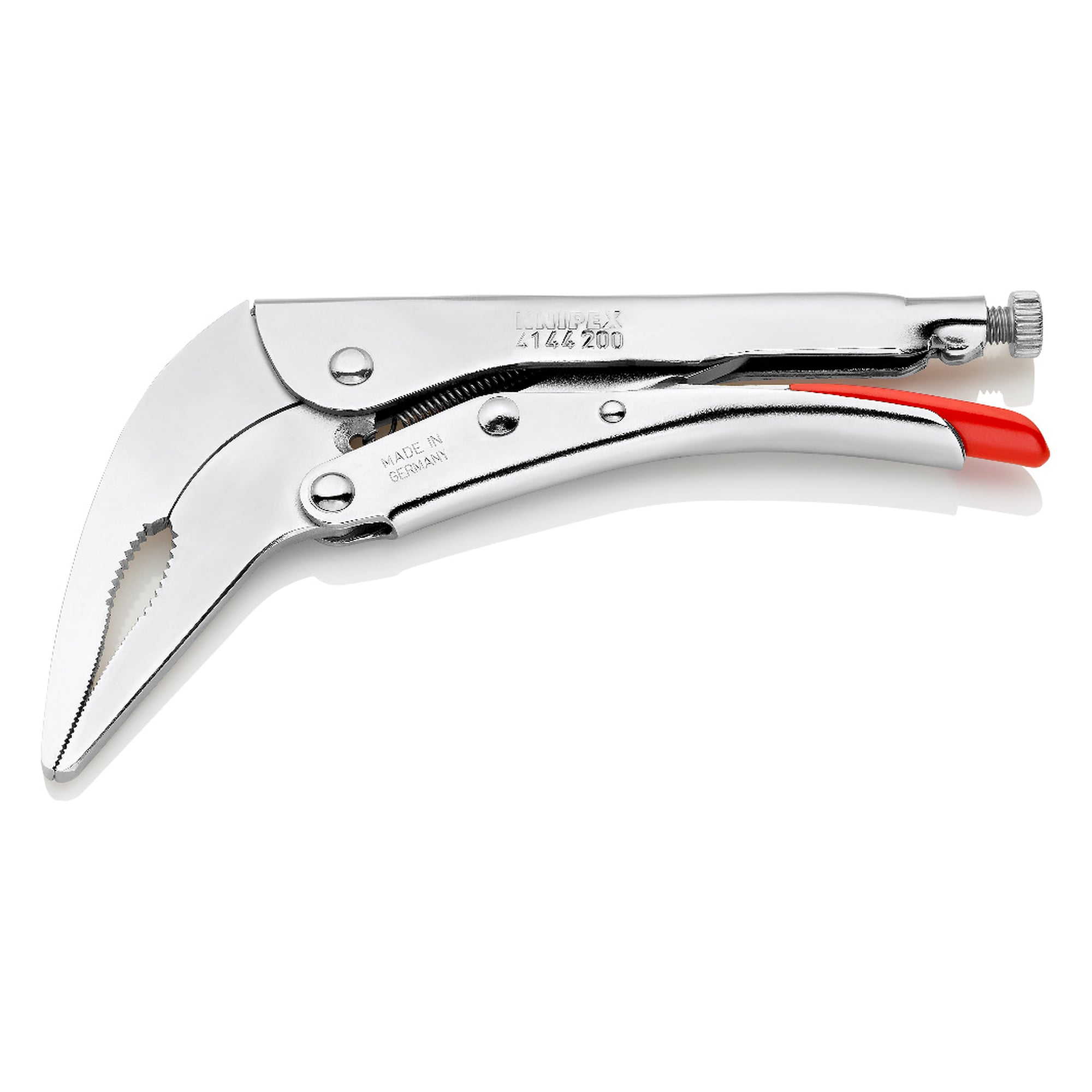Gripzange verzinkt, Spannweite rund 20 mm, Sechskant 30 mm, 200 mm