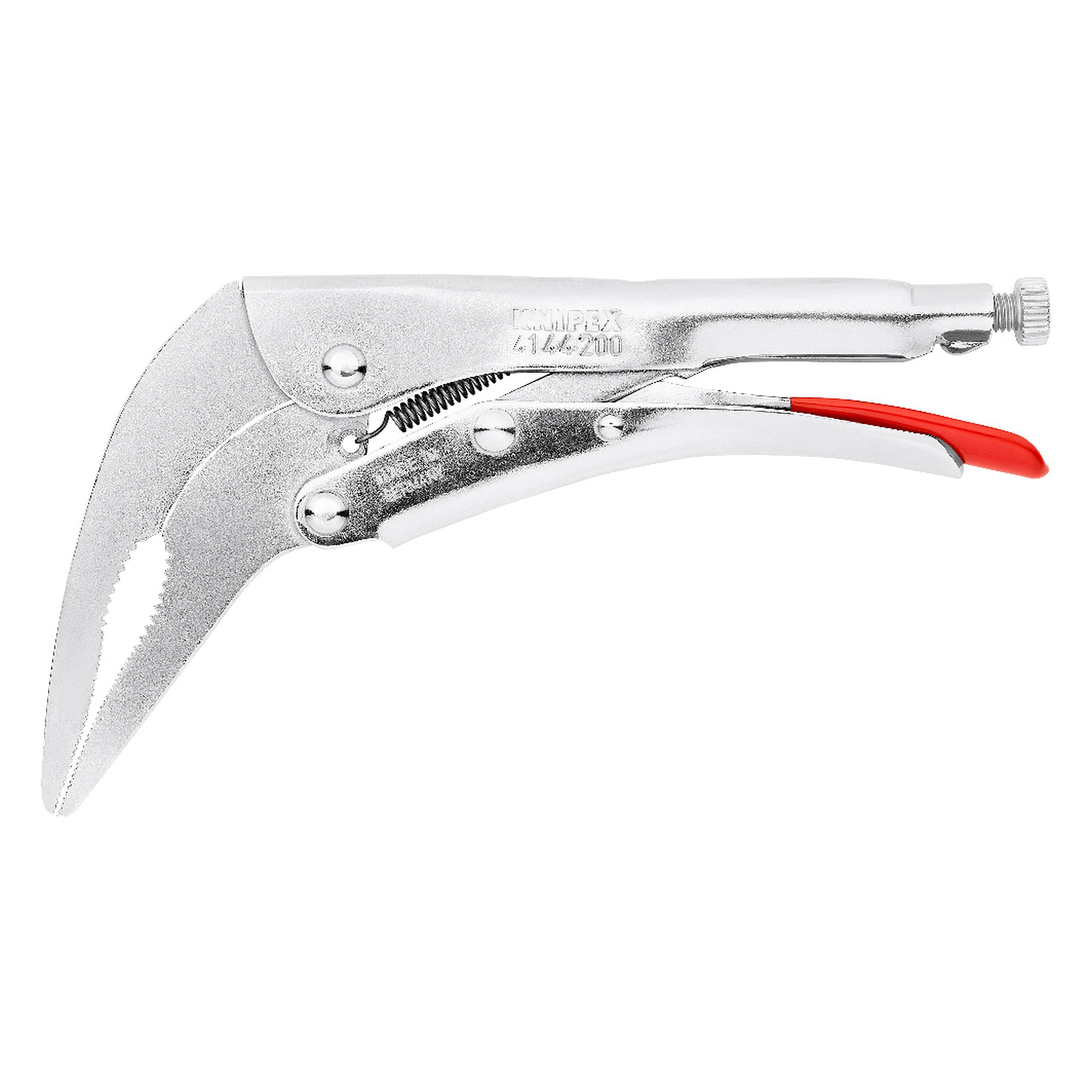 Gripzange verzinkt, Spannweite rund 20 mm, Sechskant 30 mm, 200 mm
