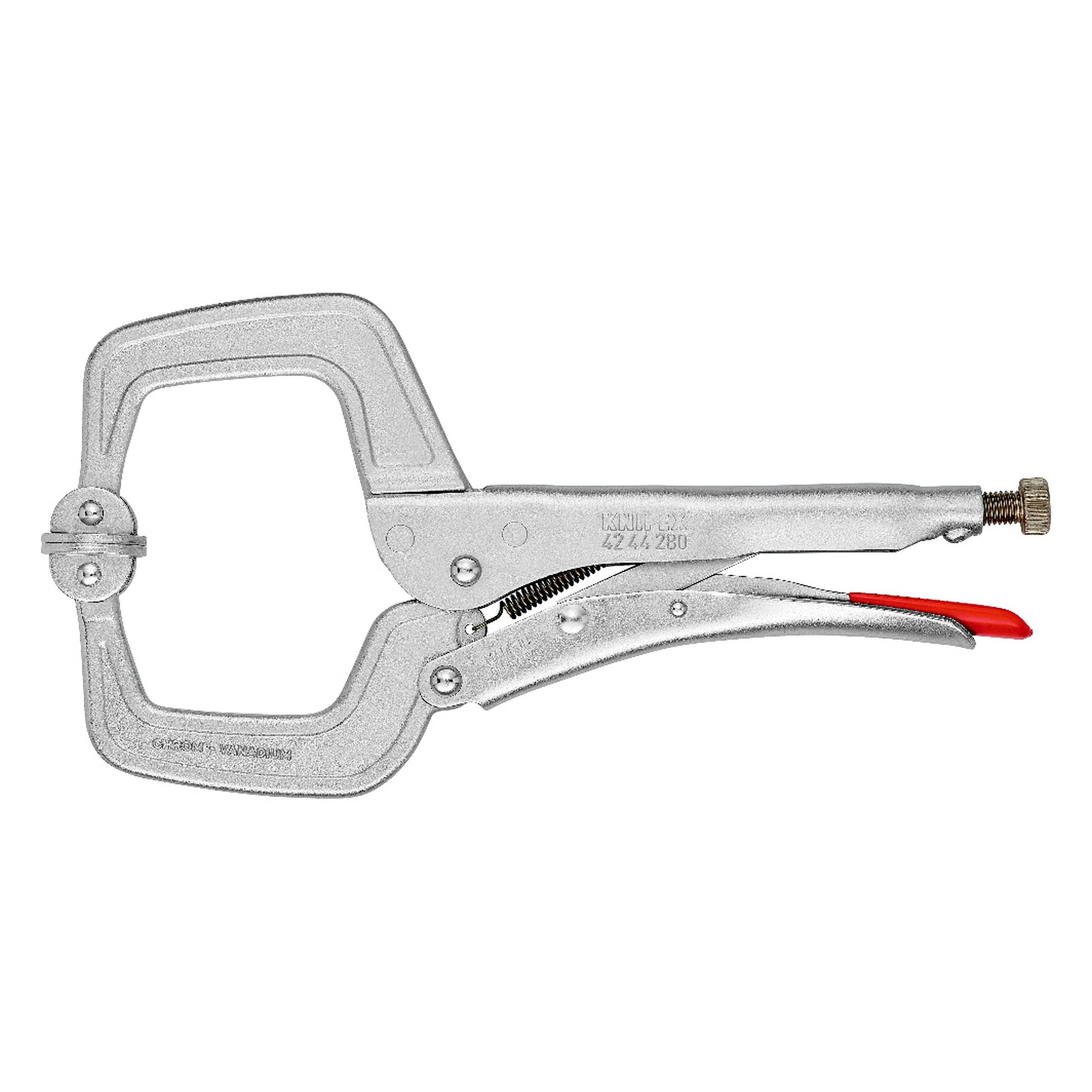 Schweiß-Gripzange mit beweglichen Backen, Stege bis 40 mm, Spannweite 90 mm, 280 mm