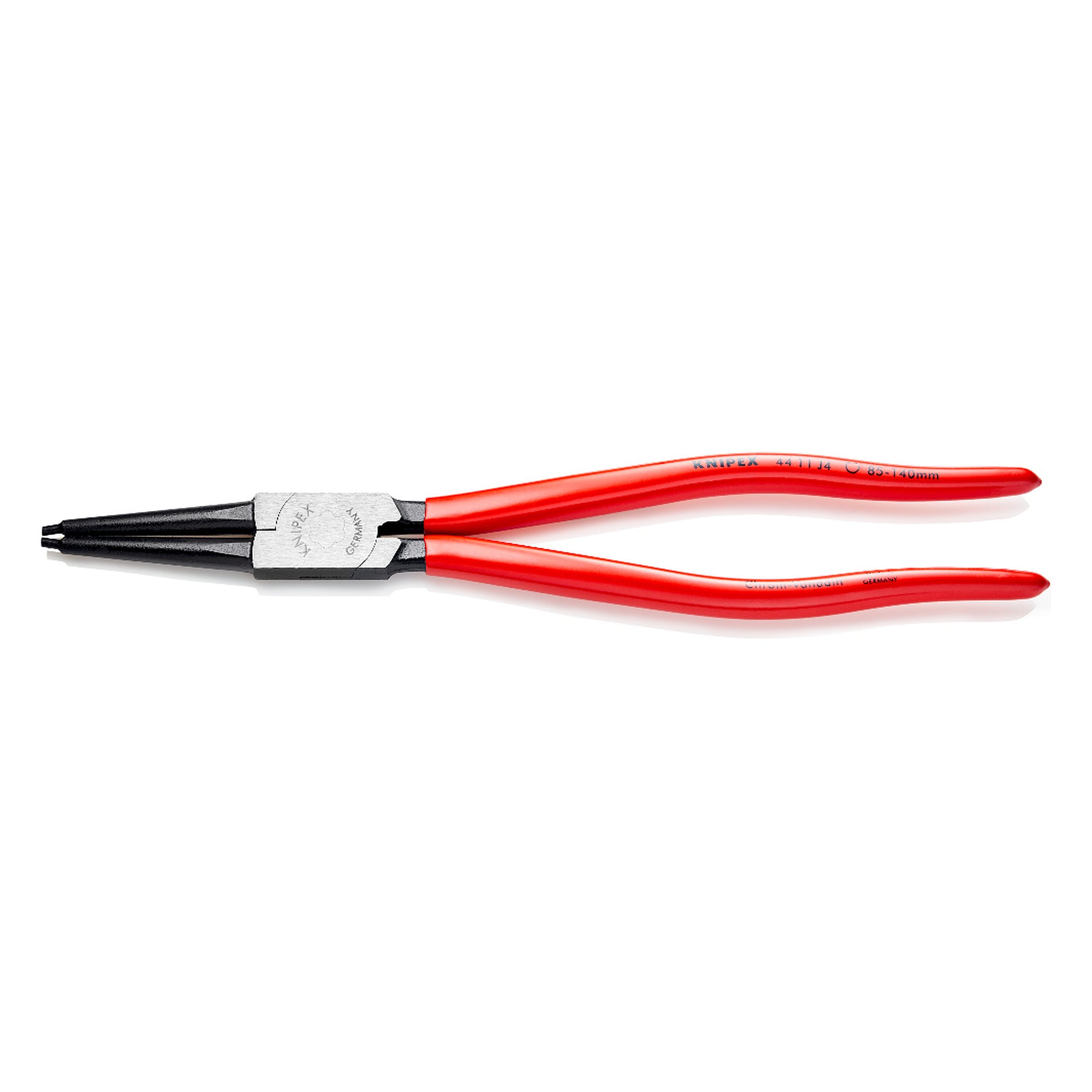 Pince pour circlips intérieurs d'alésage Ø 85 - 140 mm, pointes Ø 3,2 mm, atramentée noir, 320 mm
