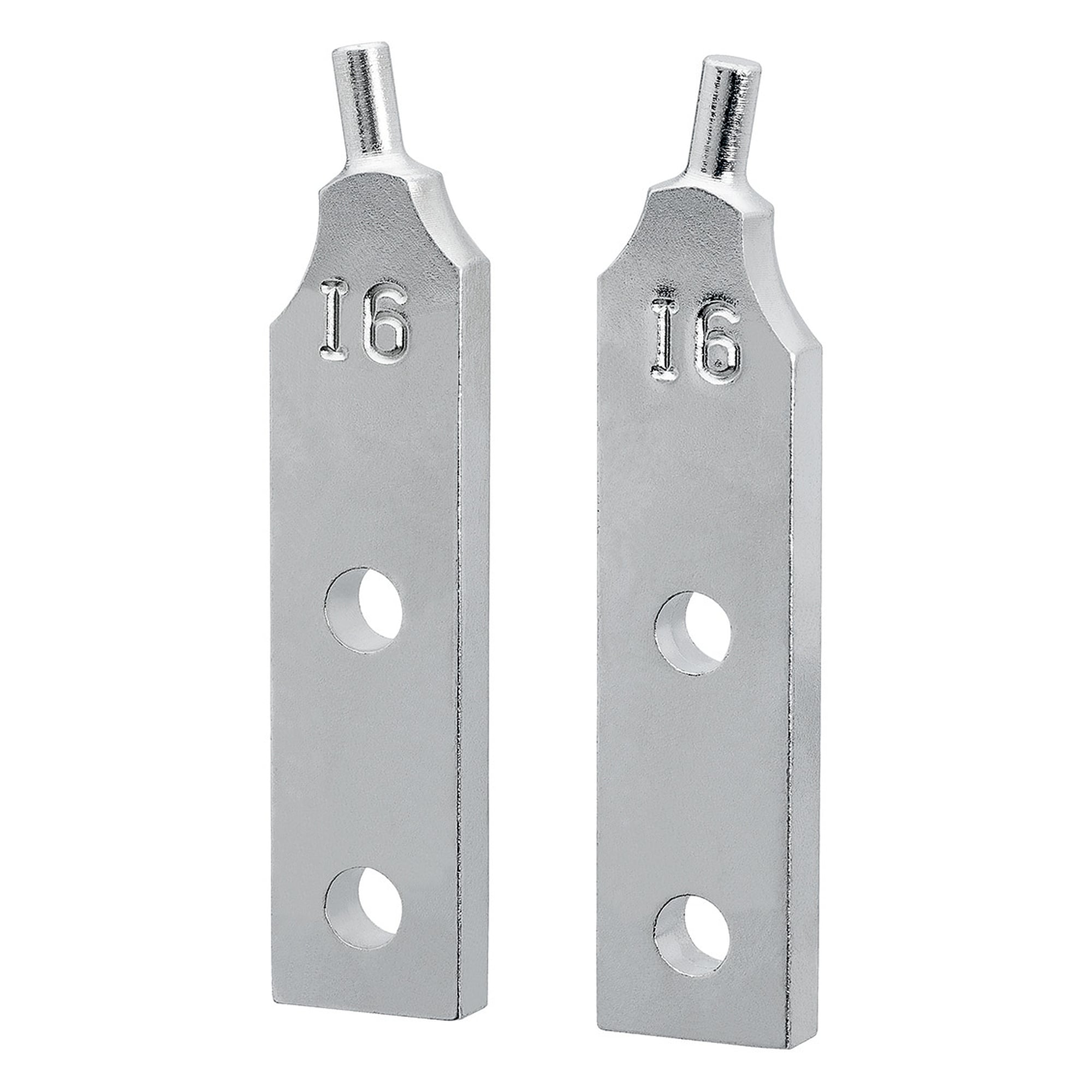 Spare tips straight, 1 pair, for circlip pliers 44 10 J6, 70 x 6 mm