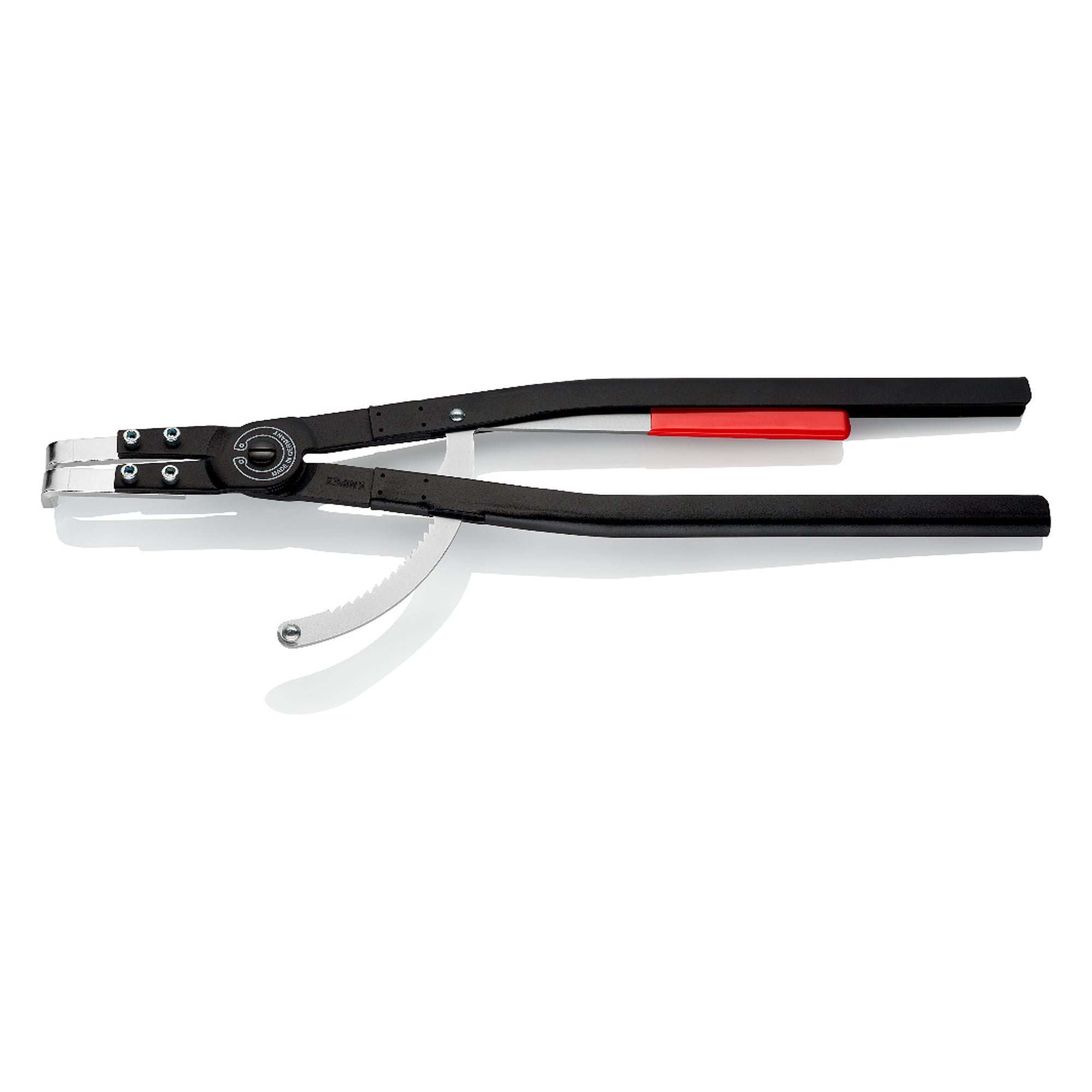 Circlip pliers for large internal circlips in bores 122 to 300 mm, 590 mm