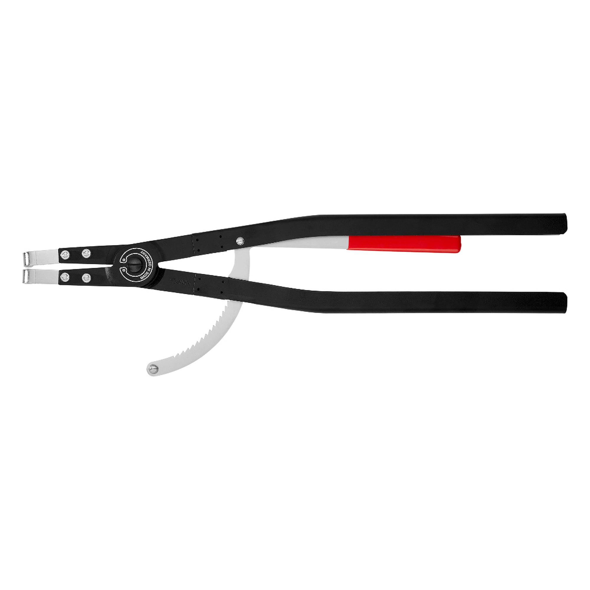 Circlip pliers for large internal circlips in bores 122 to 300 mm, 590 mm