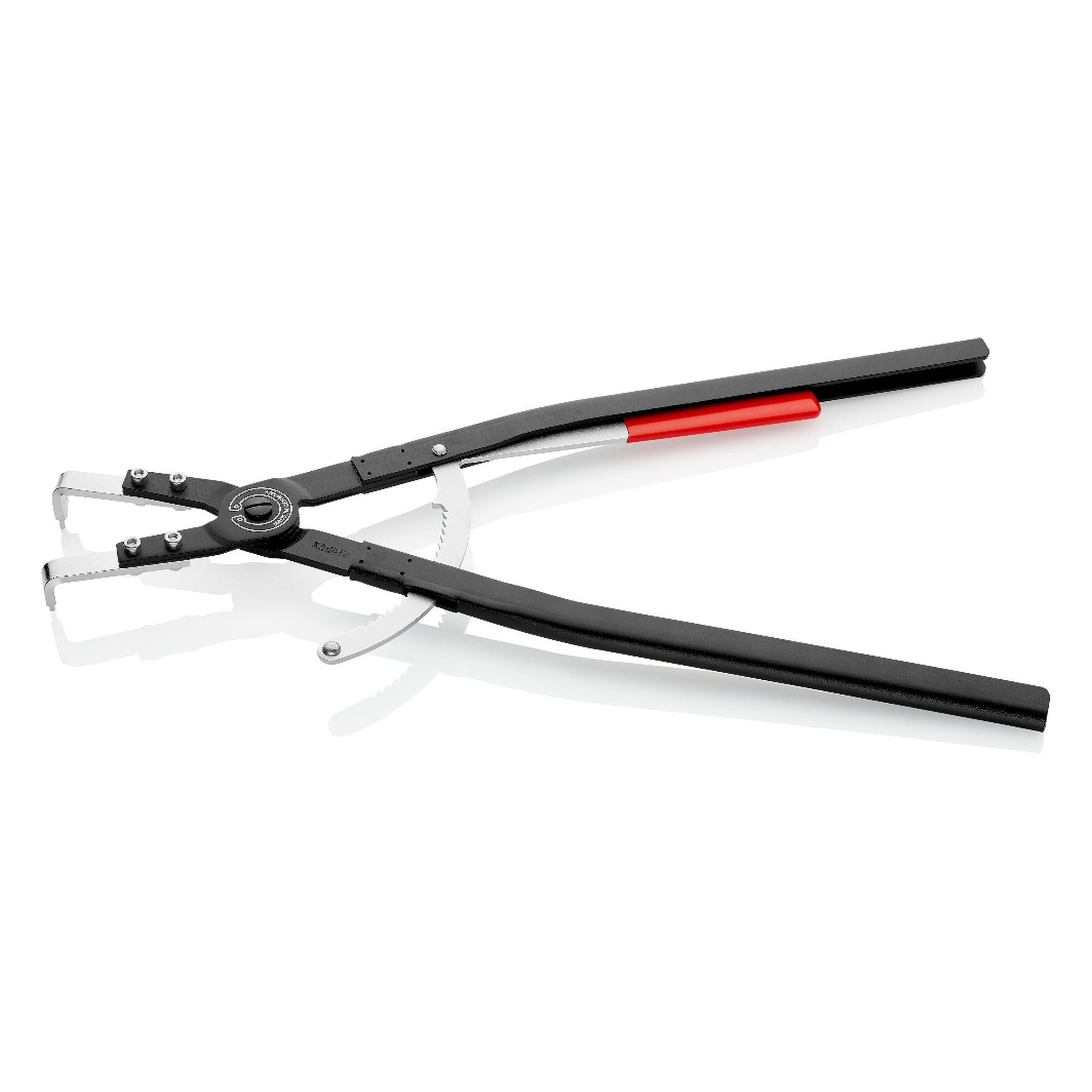 Circlip pliers for large internal circlips in bores 122 to 300 mm, 590 mm