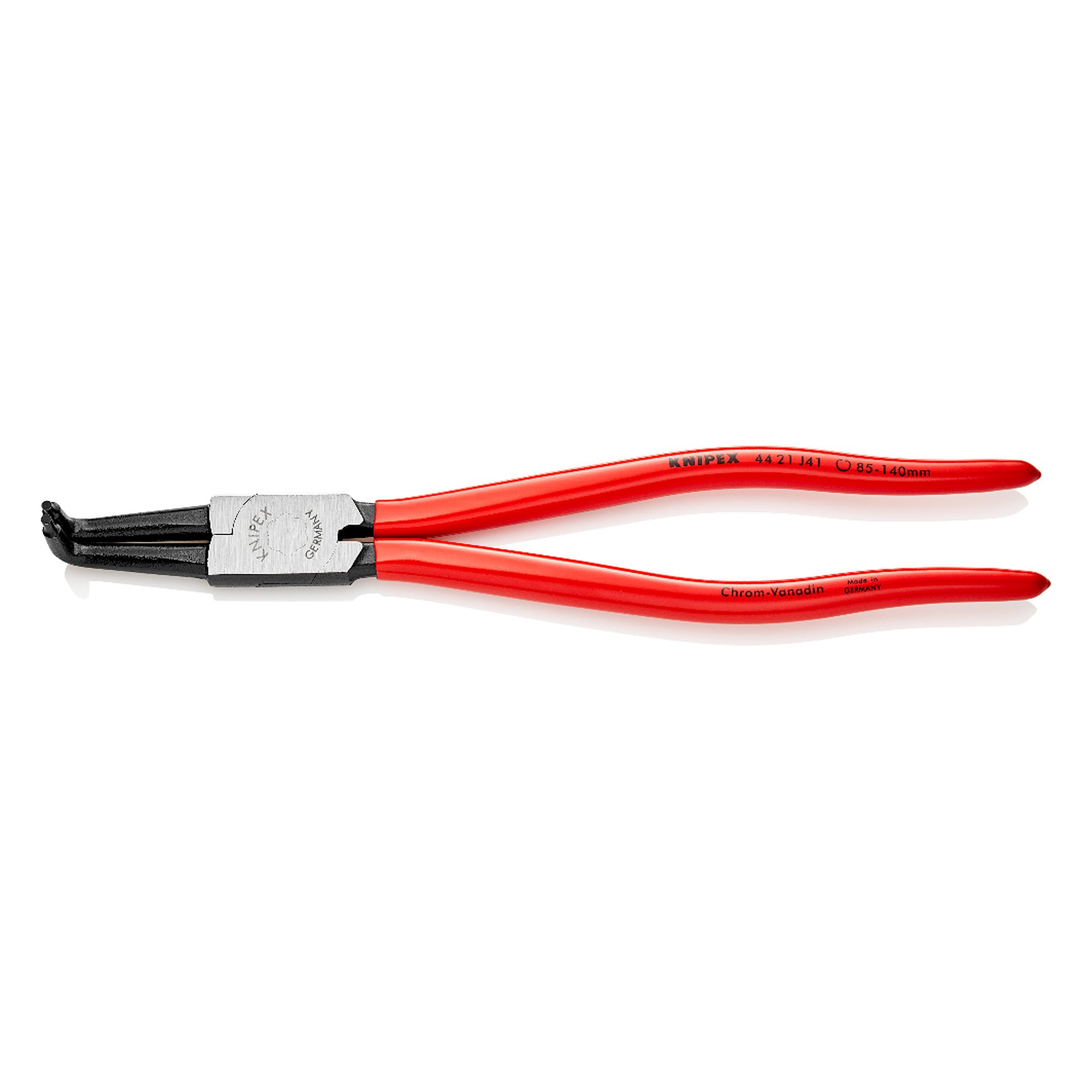 Circlip pliers for internal circlips in bore holes, Ø 85 - 140 mm, tips Ø 3.2 mm, 300 mm