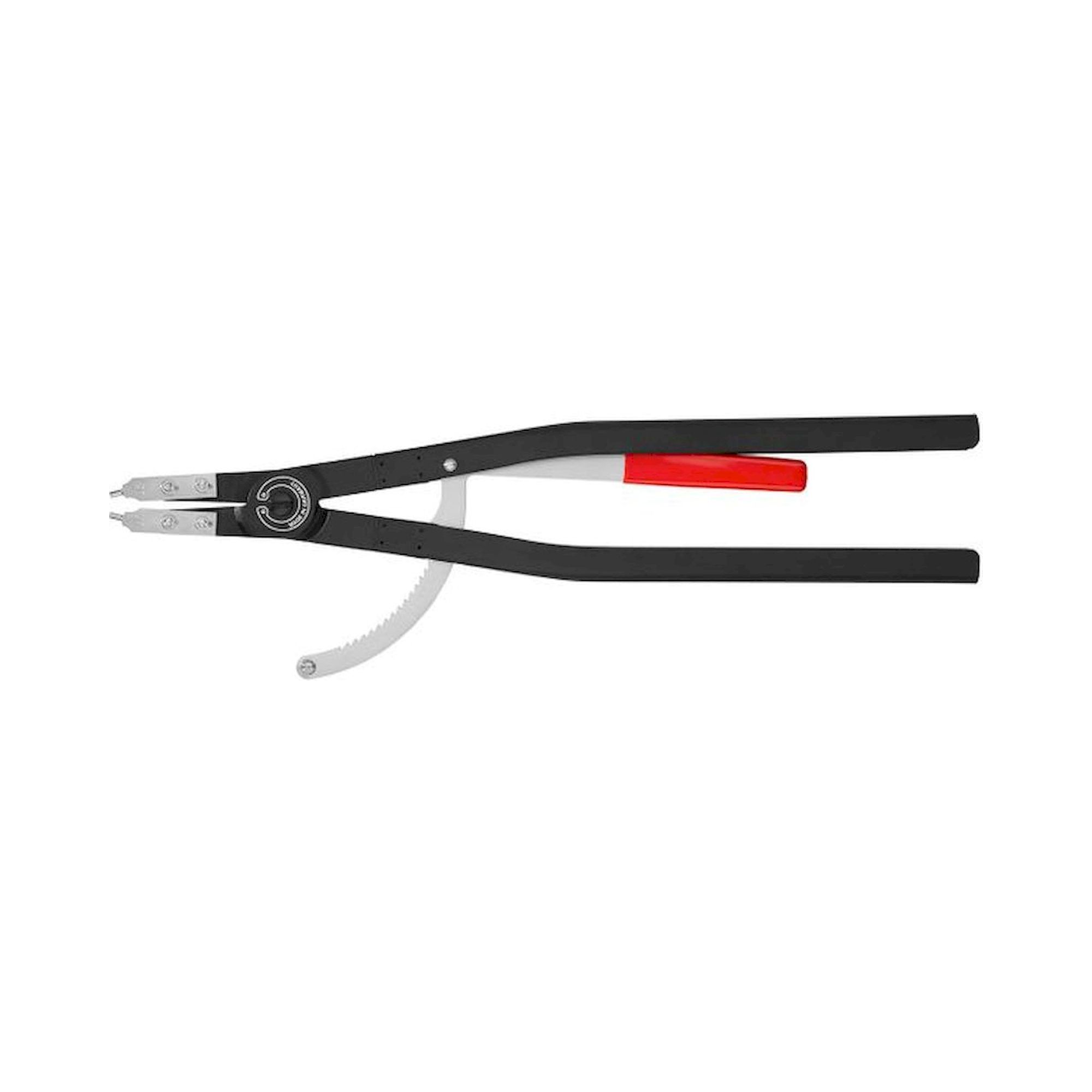 Knipex 44 10 J6. Sicherungsringzange für Innenringe in Bohrungen, schwarz pulverbeschichtet, 580 mm