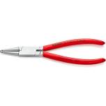 Knipex 44 13 J0. Circlip pliers for inner rings in bores, chrome-plated, bore 8 - 13mm, tip 0.9mm, 140 mm