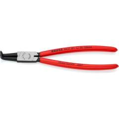 Knipex 44 21 J31. Circlip pliers for inner rings in bores, black atramentized, 215 mm