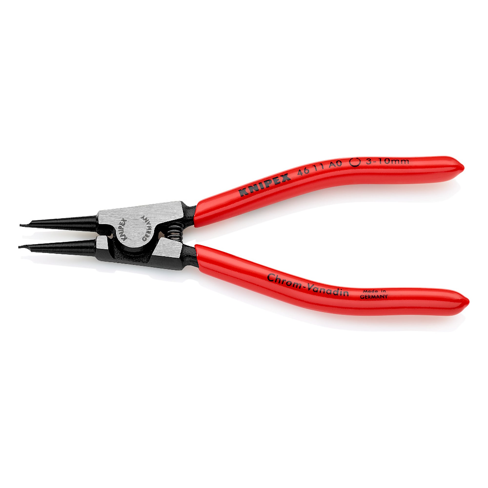 Circlip pliers for external circlips on shafts, Ø 3 - 10 mm, DIN 5254 A, 140 mm