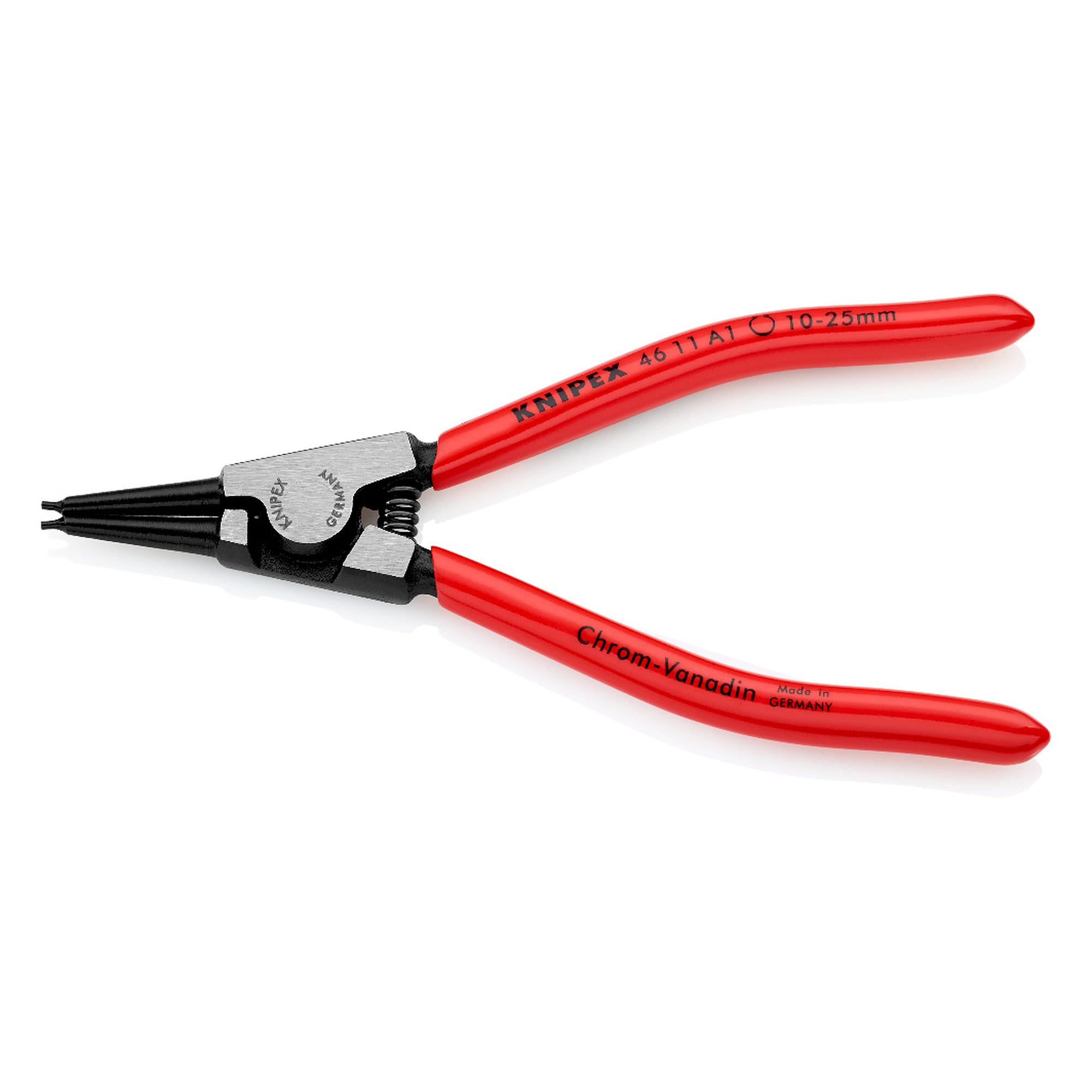Circlip pliers for external circlips on shafts, Ø 10 - 25 mm, DIN 5254 A, 140 mm