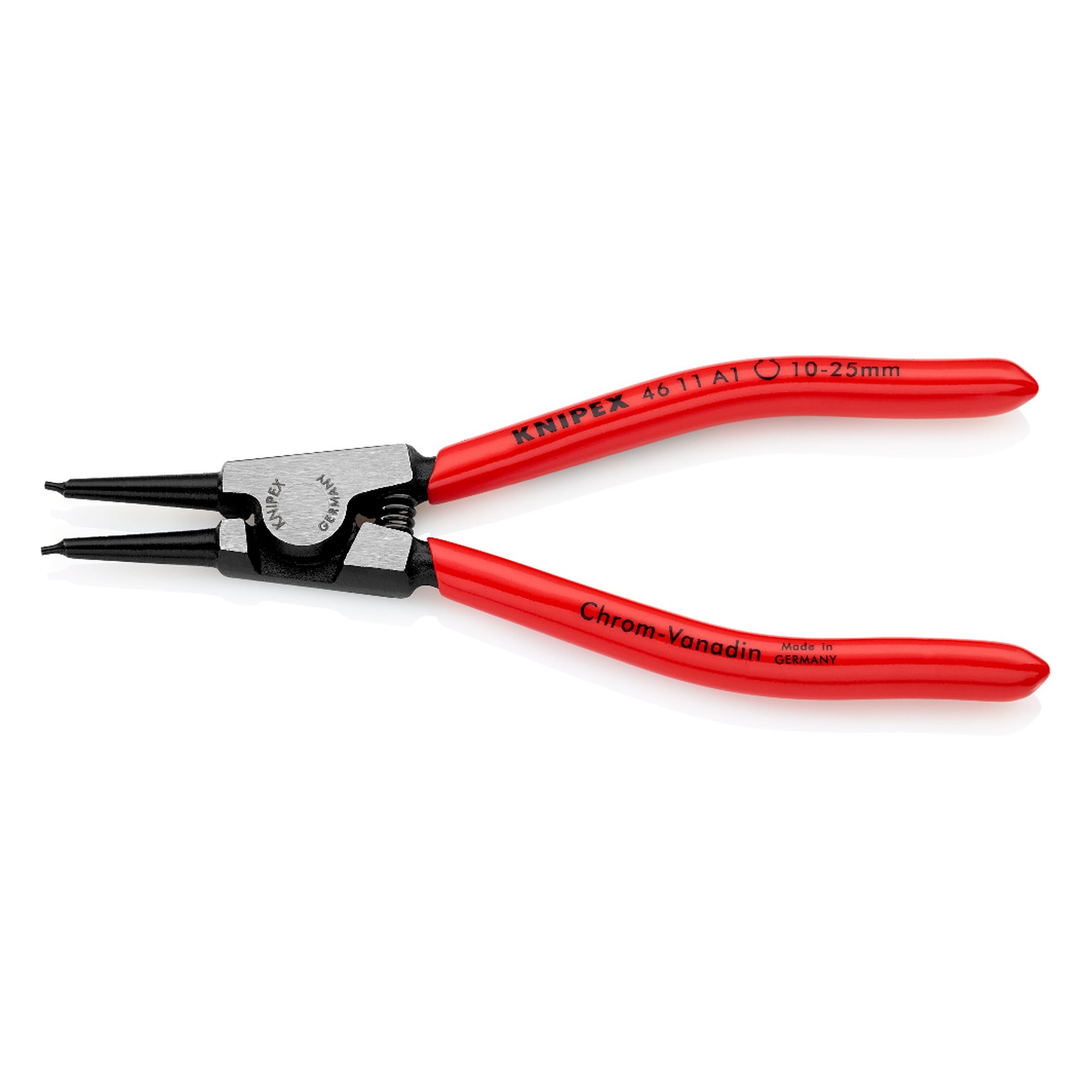 Circlip pliers for external circlips on shafts, Ø 10 - 25 mm, DIN 5254 A, 140 mm