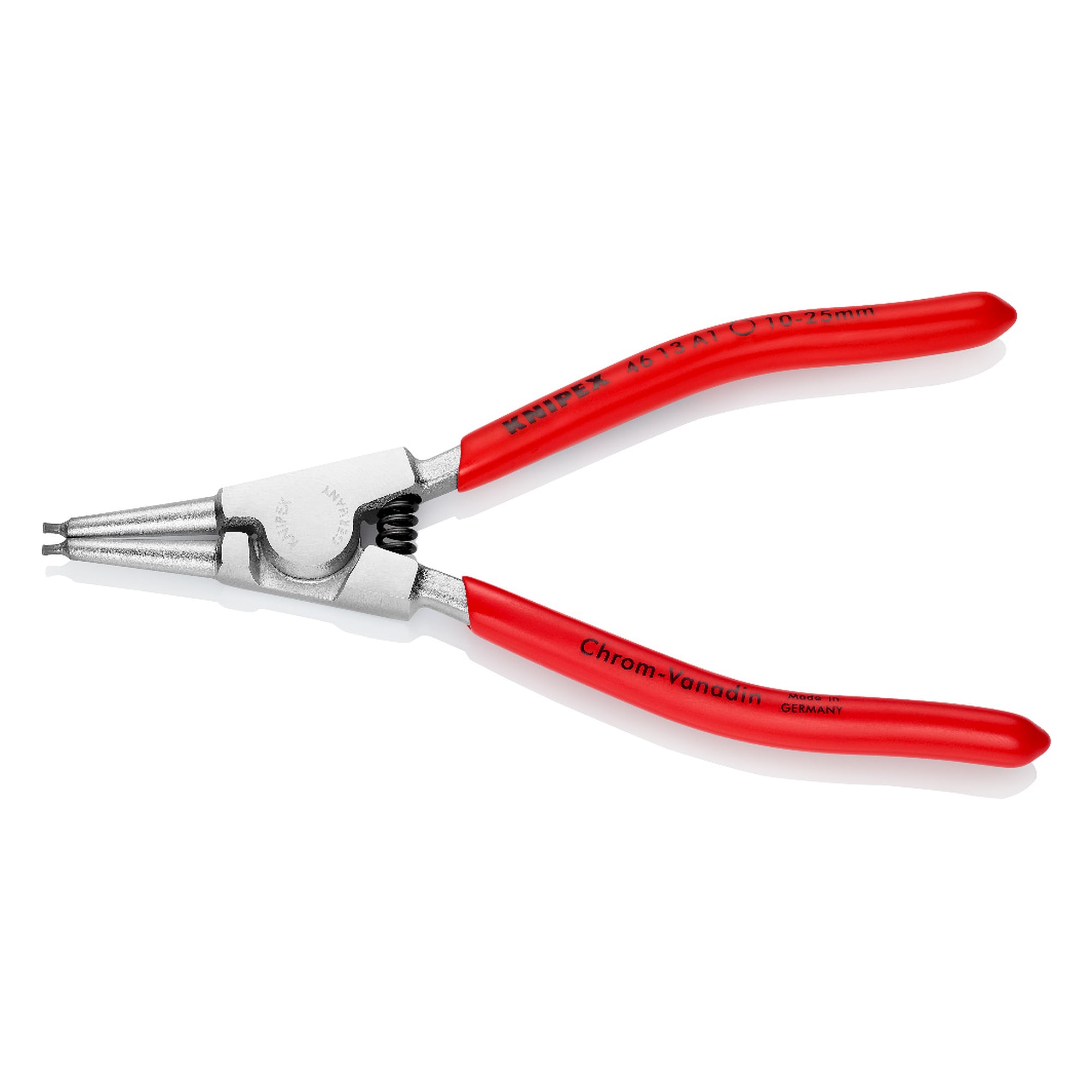 Circlip pliers for external circlips on shafts Ø 10 - 25 mm, forged, 140 mm