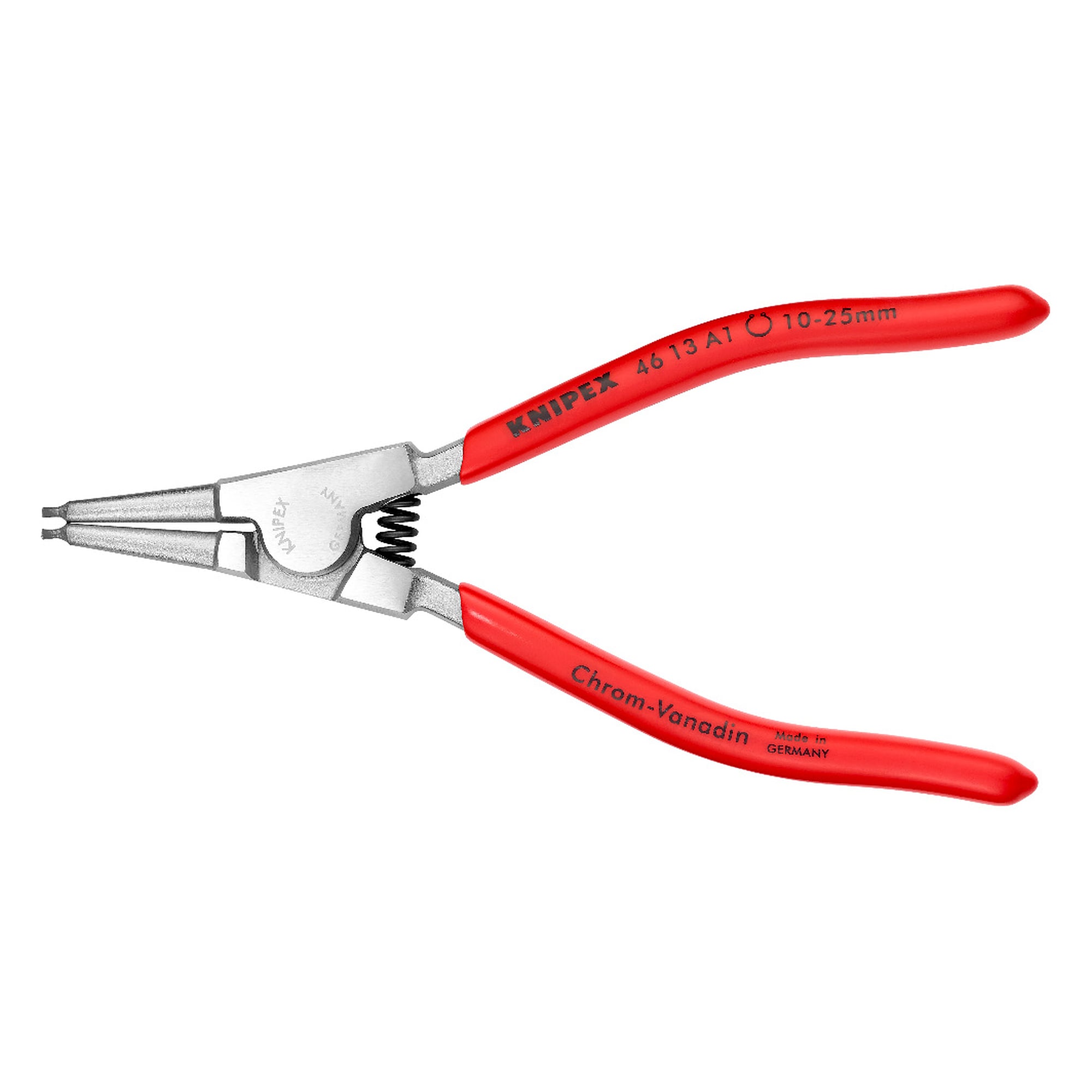 Circlip pliers for external circlips on shafts Ø 10 - 25 mm, forged, 140 mm