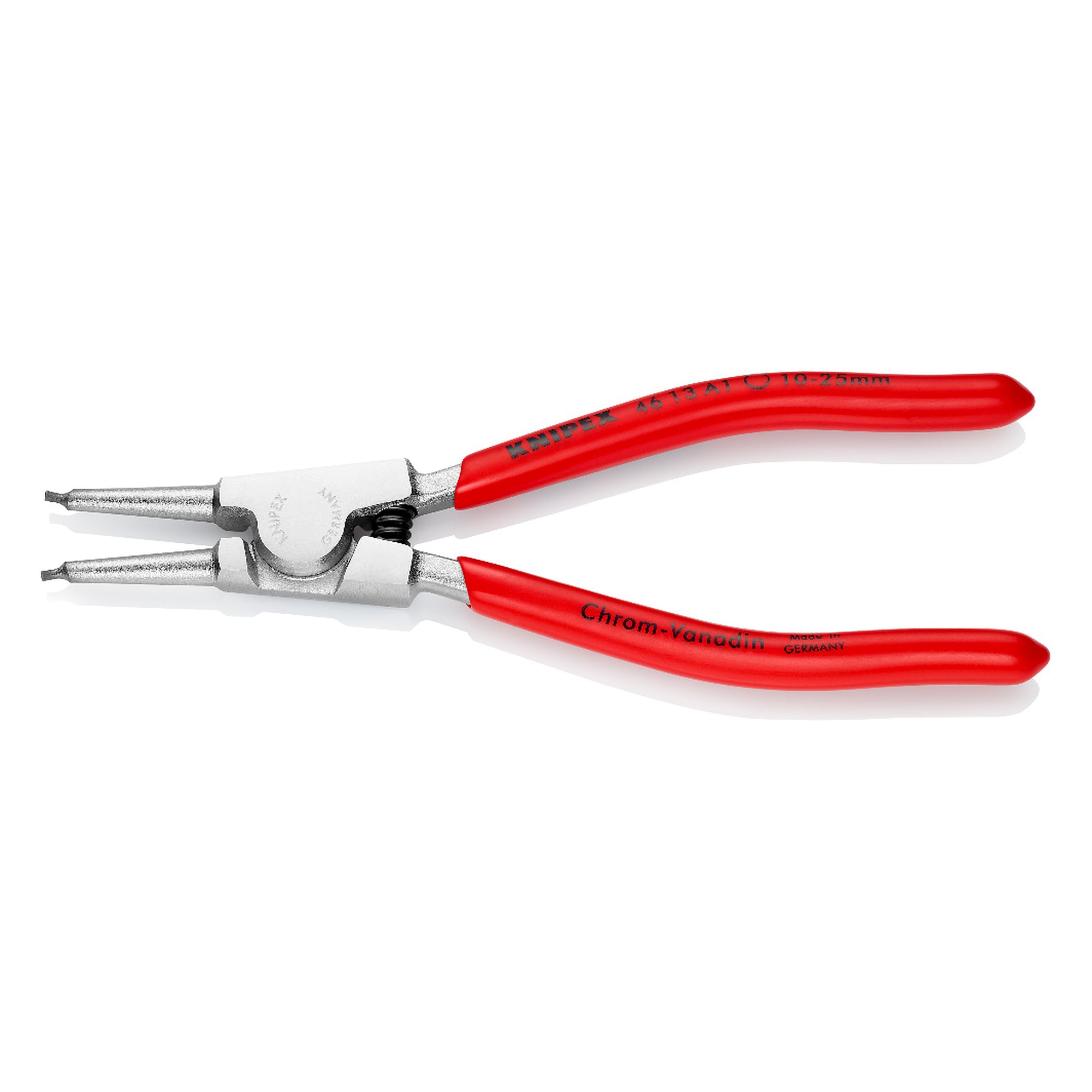 Circlip pliers for external circlips on shafts Ø 10 - 25 mm, forged, 140 mm