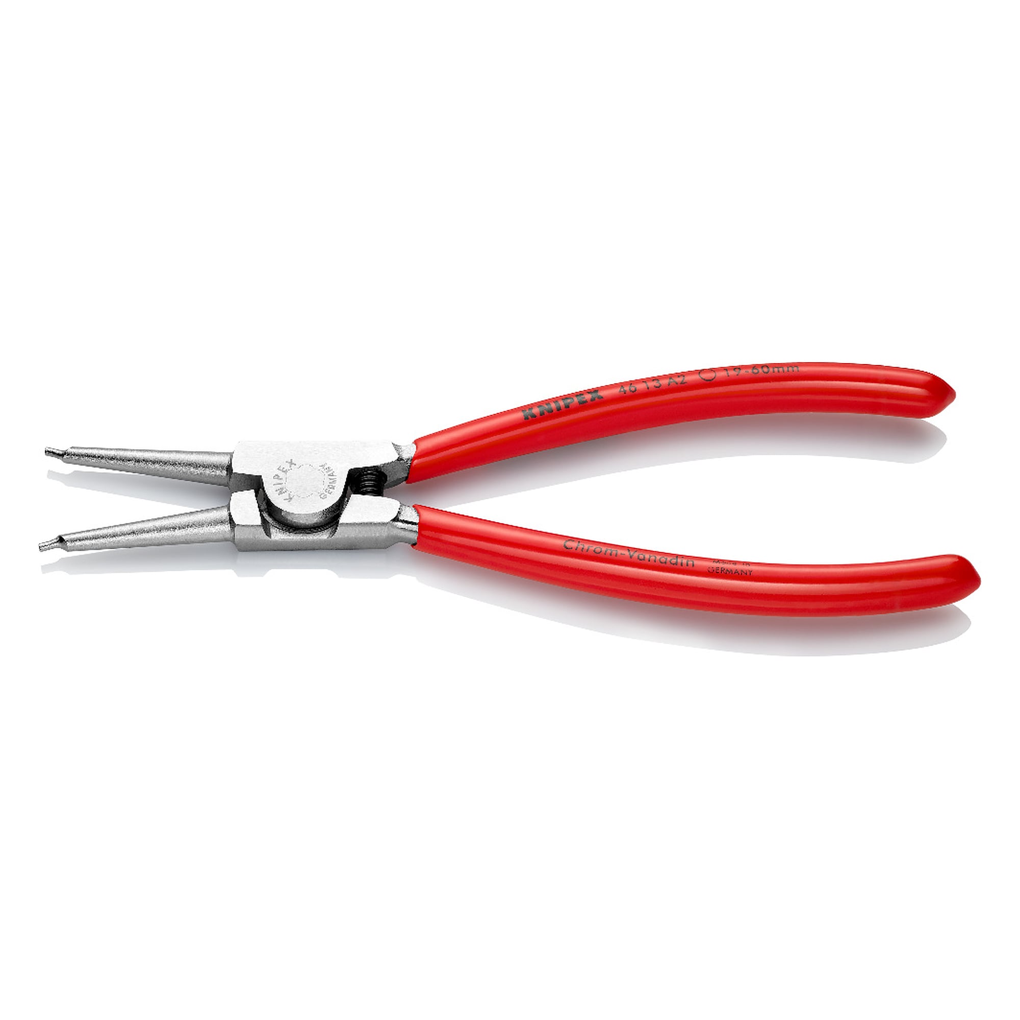 Circlip pliers for external circlips on shafts Ø 19 - 60 mm, forged, 180 mm