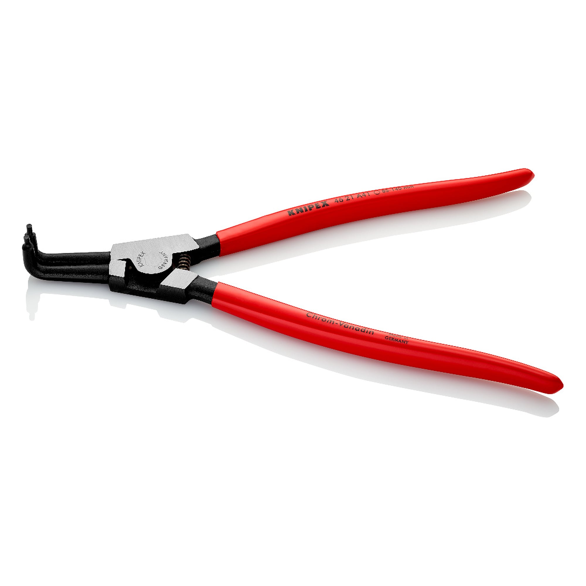 Circlip pliers for external circlips on shafts 85 - 140 mm dia., black atramentized, 300 mm